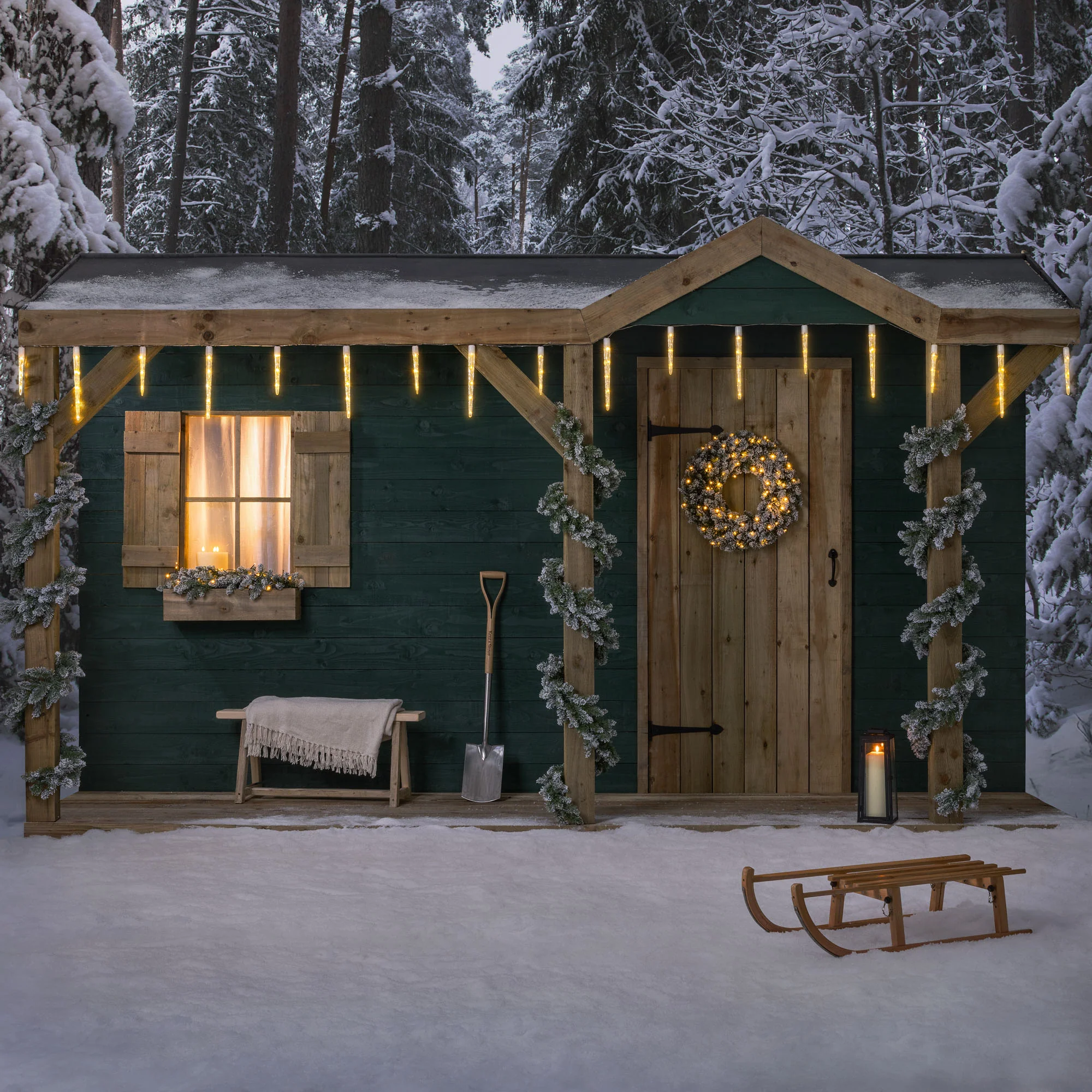 10 Battery Operated Icicle Lights - Image 6