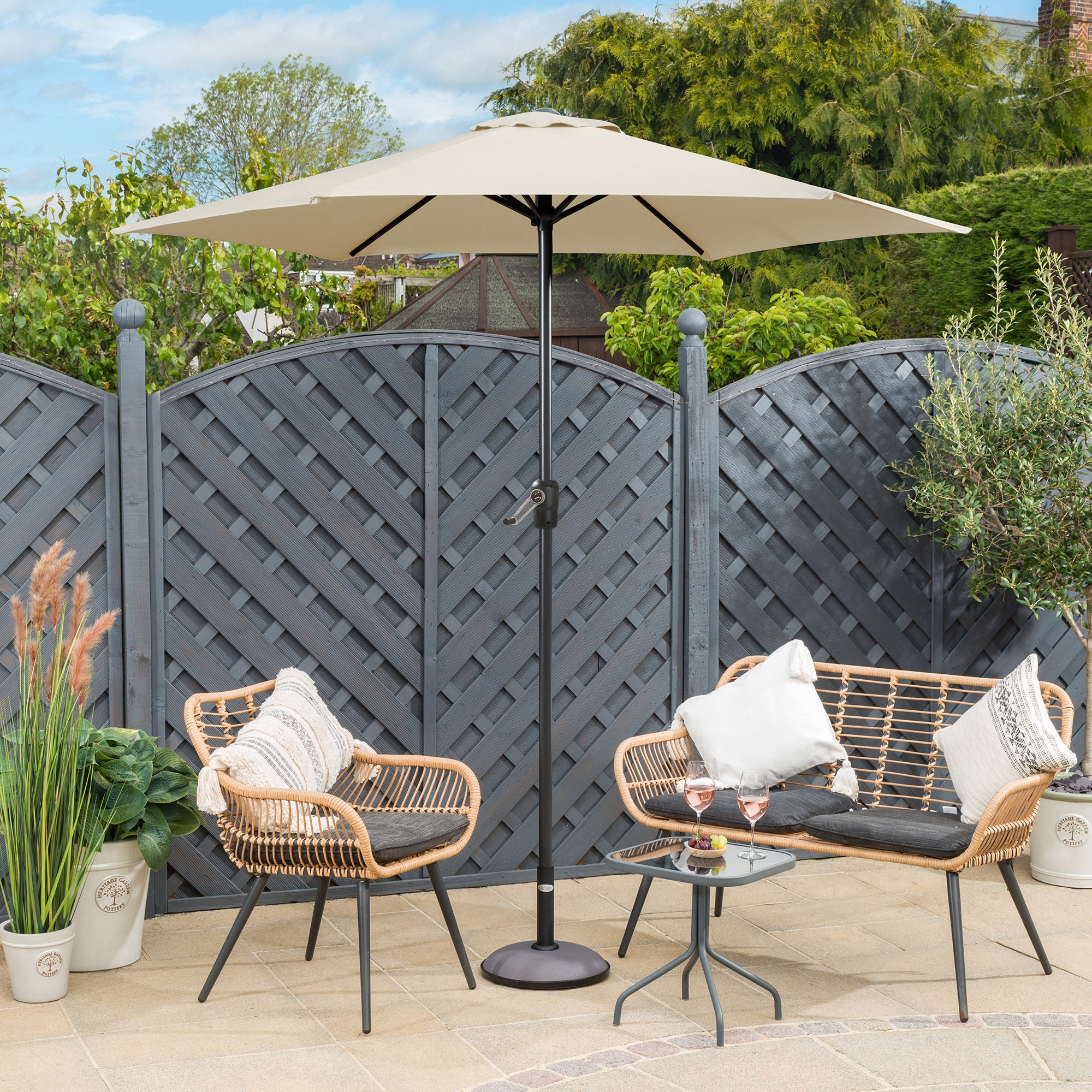 Parasol with Crank – 2.4m - Image 12