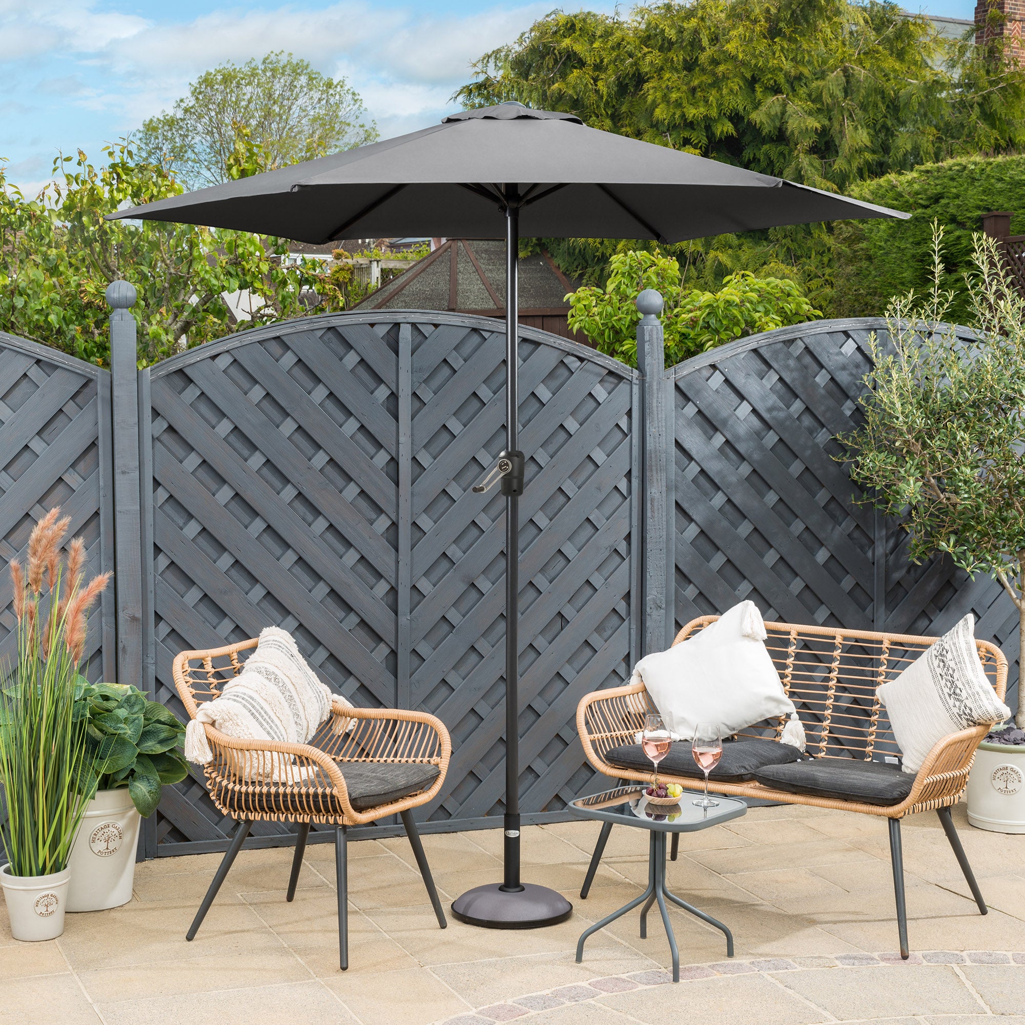 Parasol with Crank – 2.4m - Image 15
