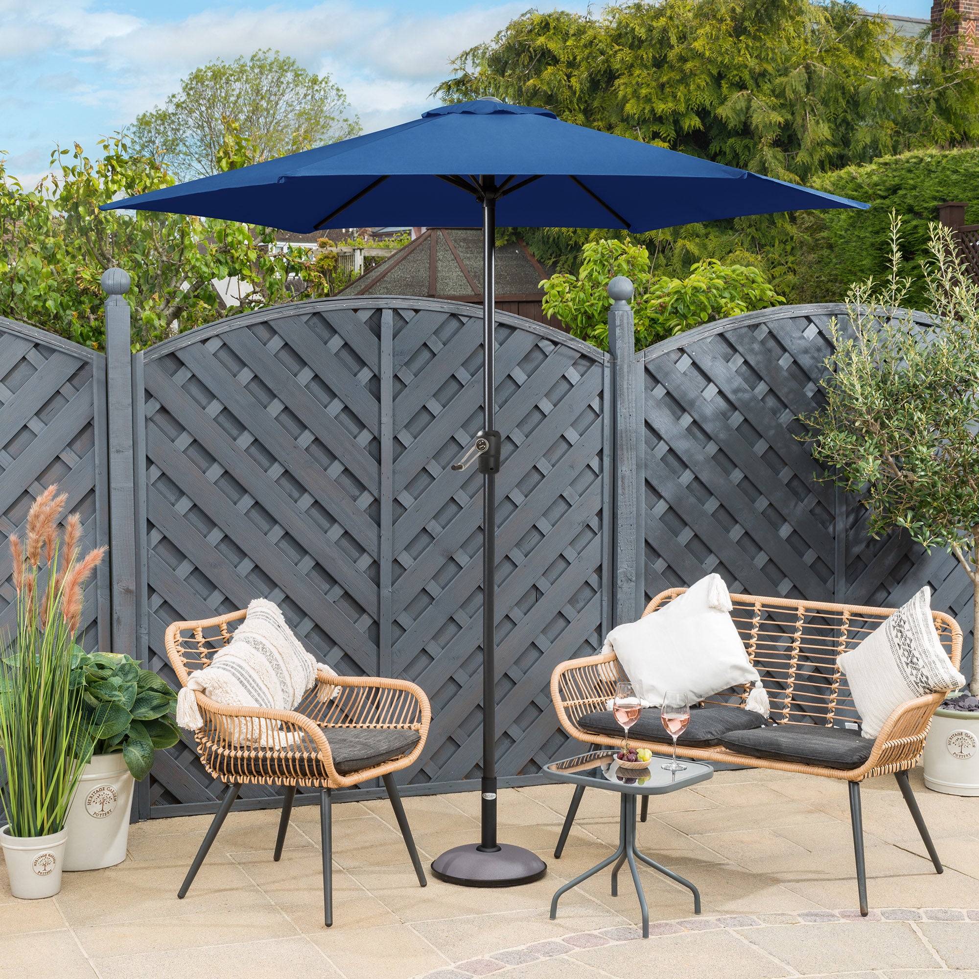 Parasol with Crank – 2.4m - Image 9