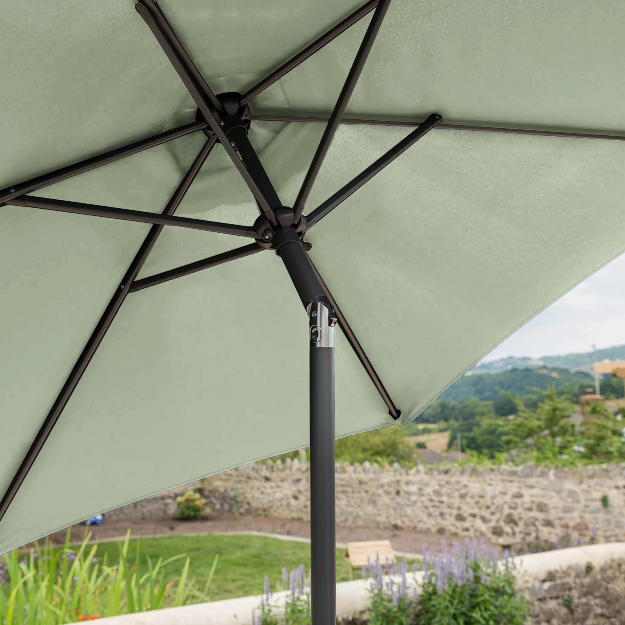 Crank & Tilt Parasol – 2.7m - Image 7
