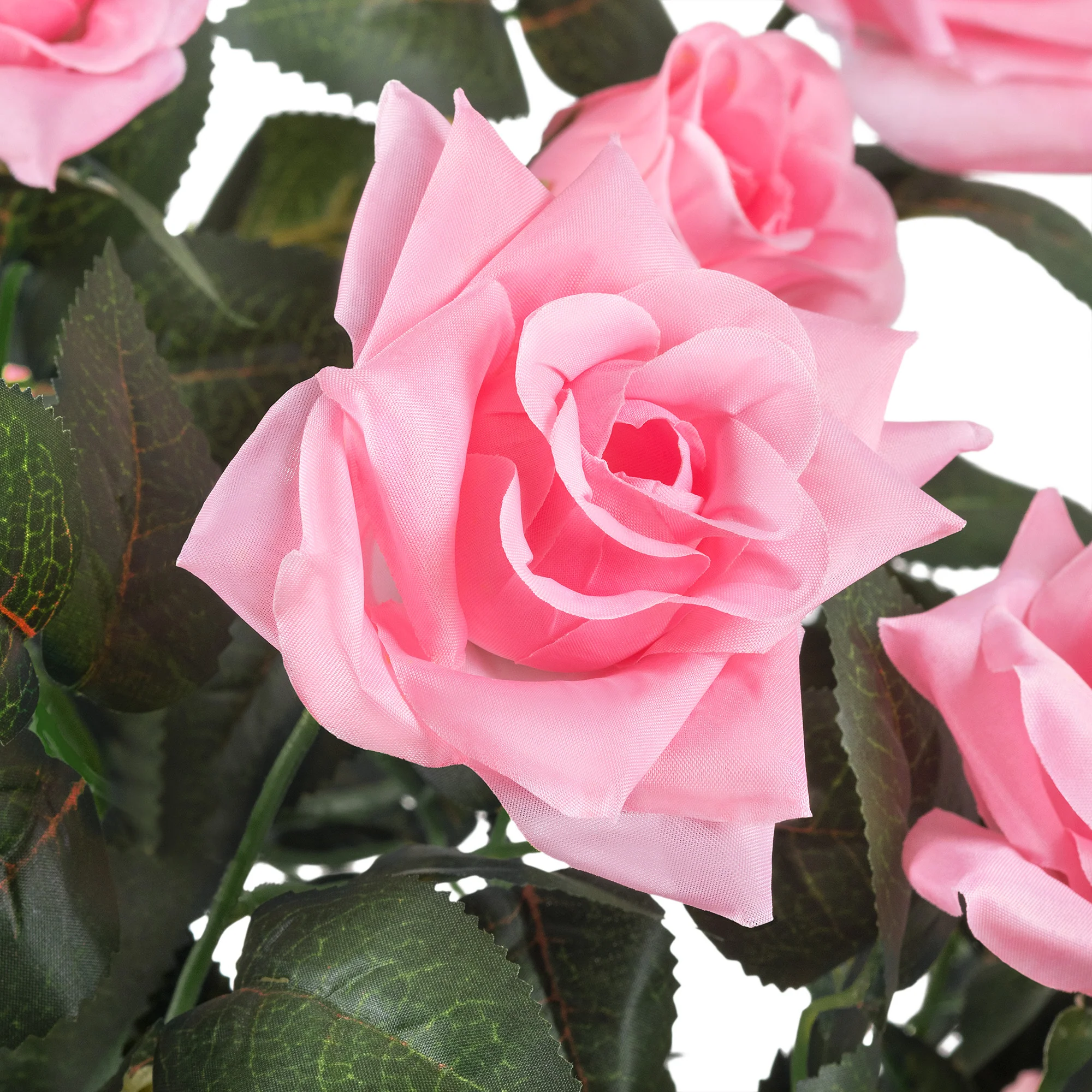 Artificial Pink Rose Trees – Pair – 3ft & 4ft - Image 7