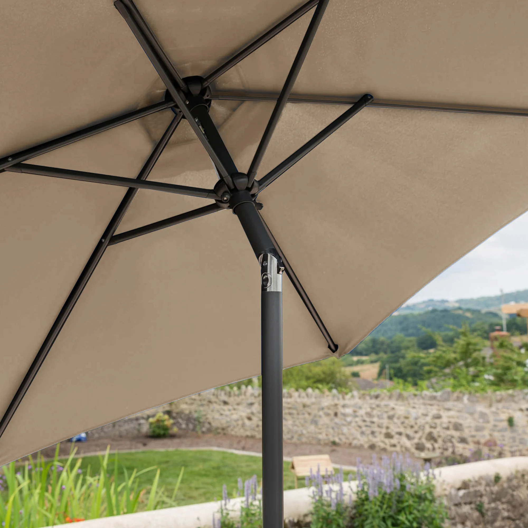 Crank & Tilt Parasol – 2m - Image 3