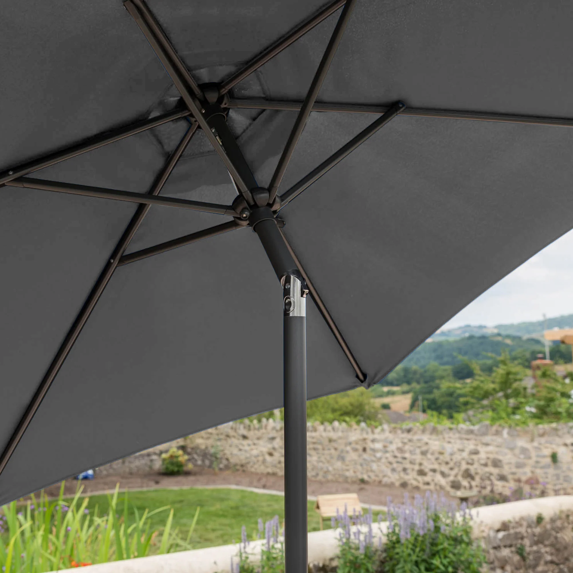 Crank & Tilt Parasol – 2m - Image 6