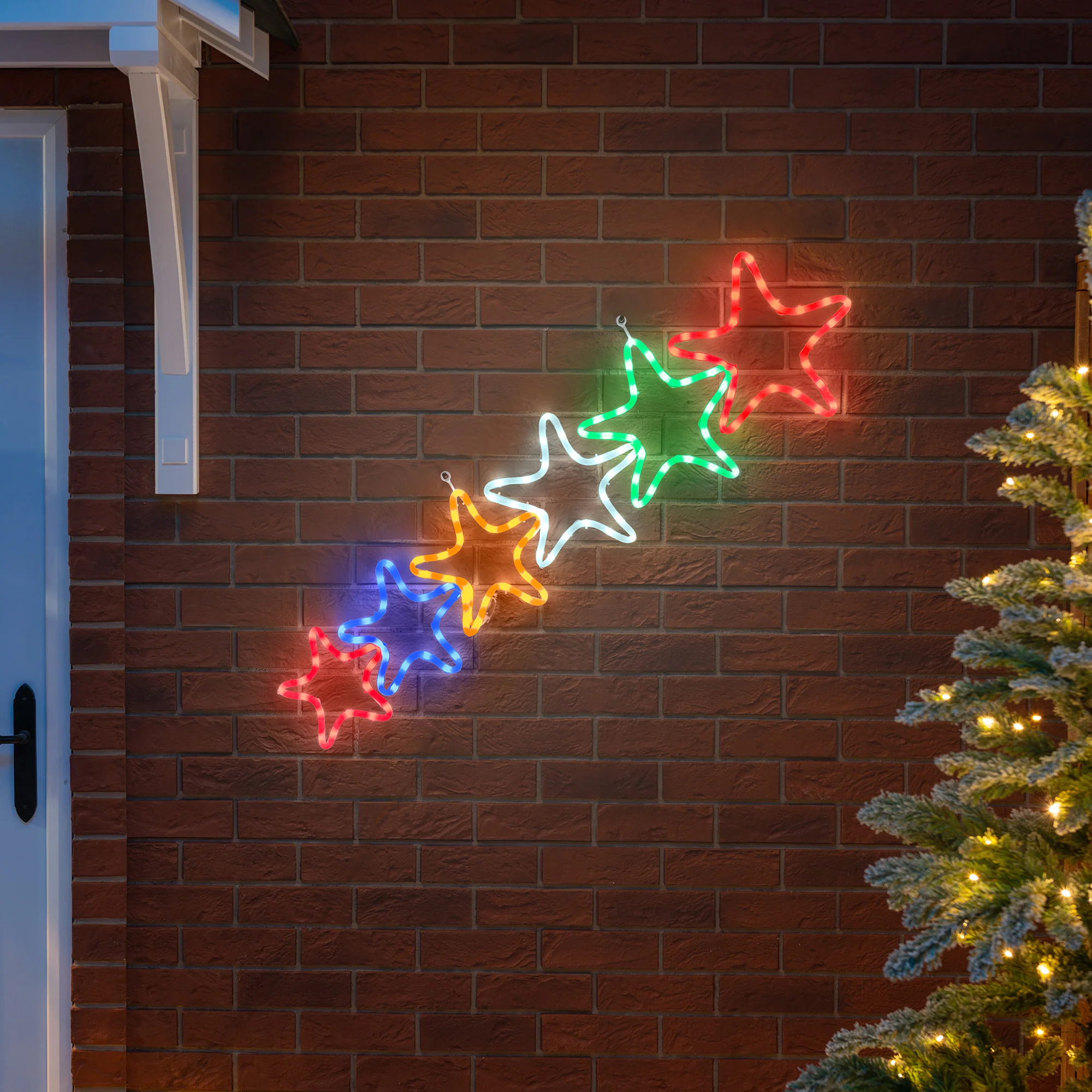 6 Star LED Rope Light Decoration - Image 2