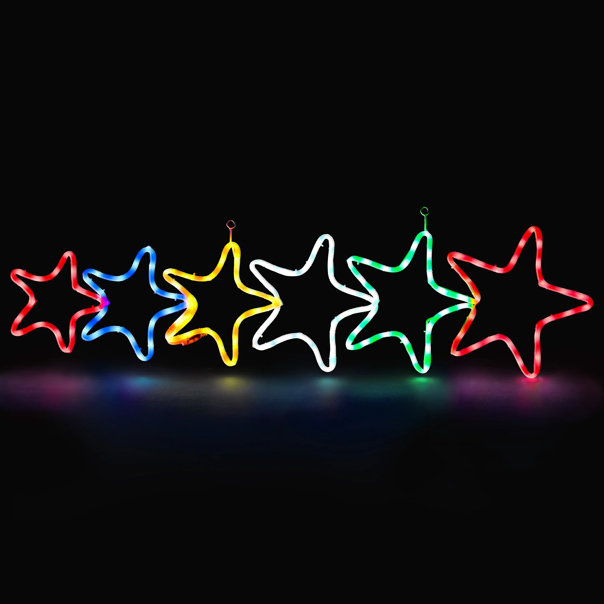 6 Star LED Rope Light Decoration - Image 3