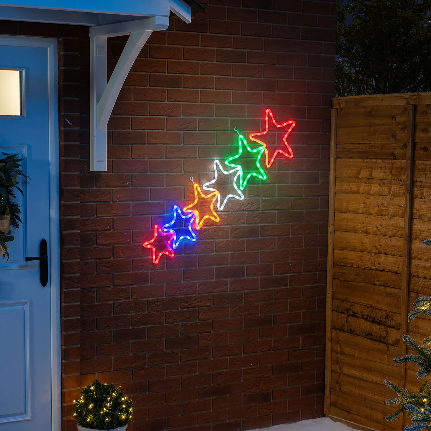 6 Star LED Rope Light Decoration - Image 4