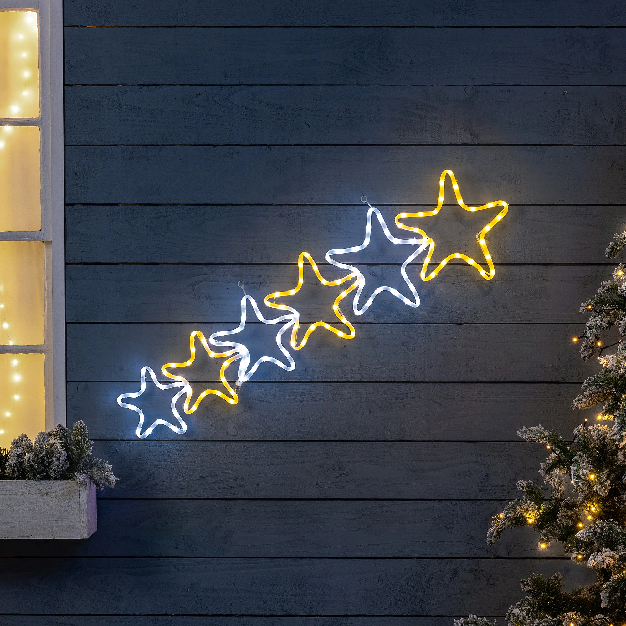 6 Star LED Rope Light Decoration - Image 5