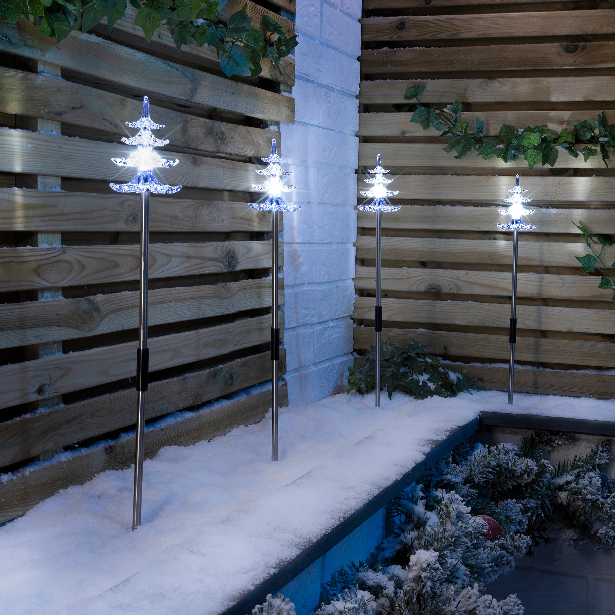 Acrylic Christmas Tree Path Lights - Image 3