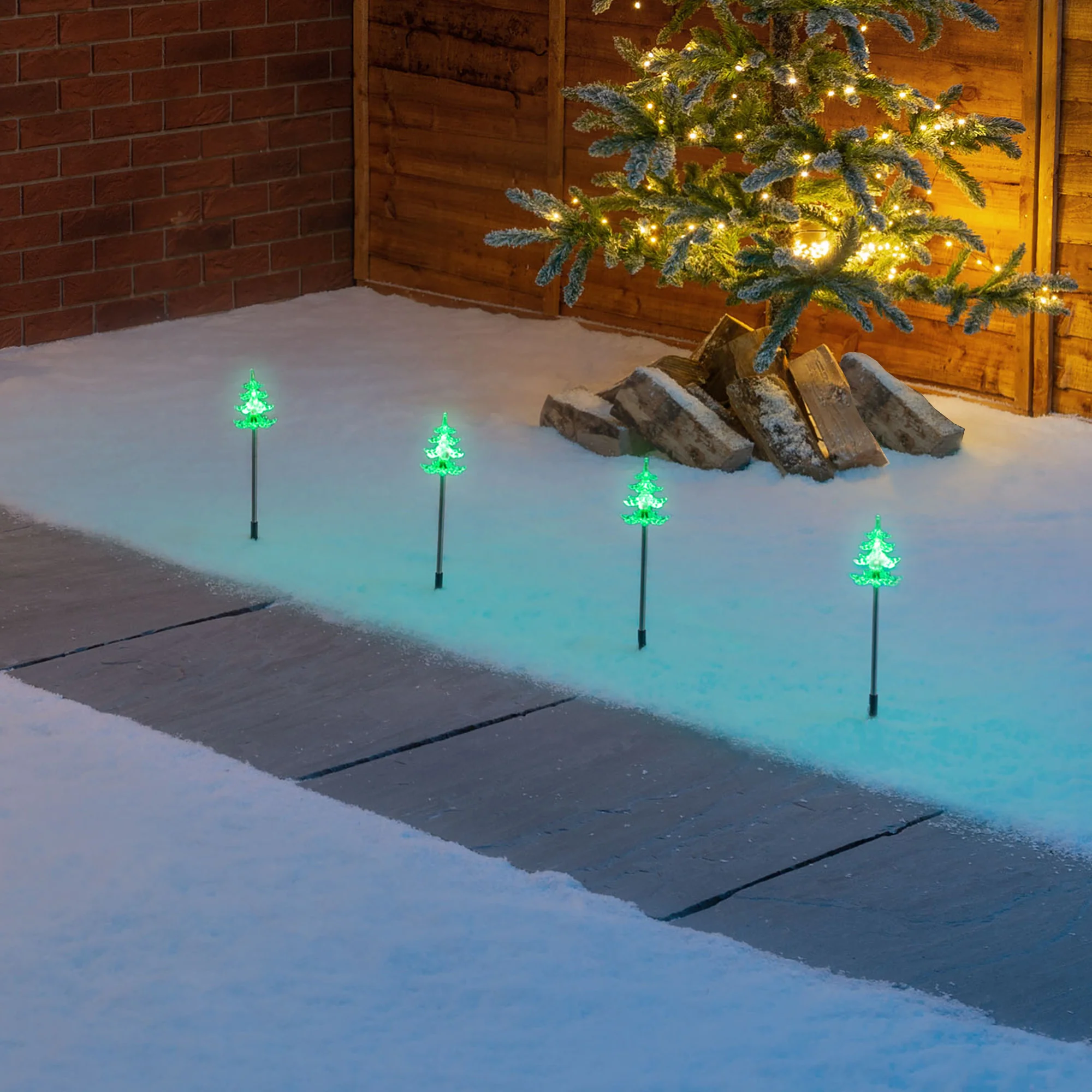 Acrylic Christmas Tree Path Lights - Image 8
