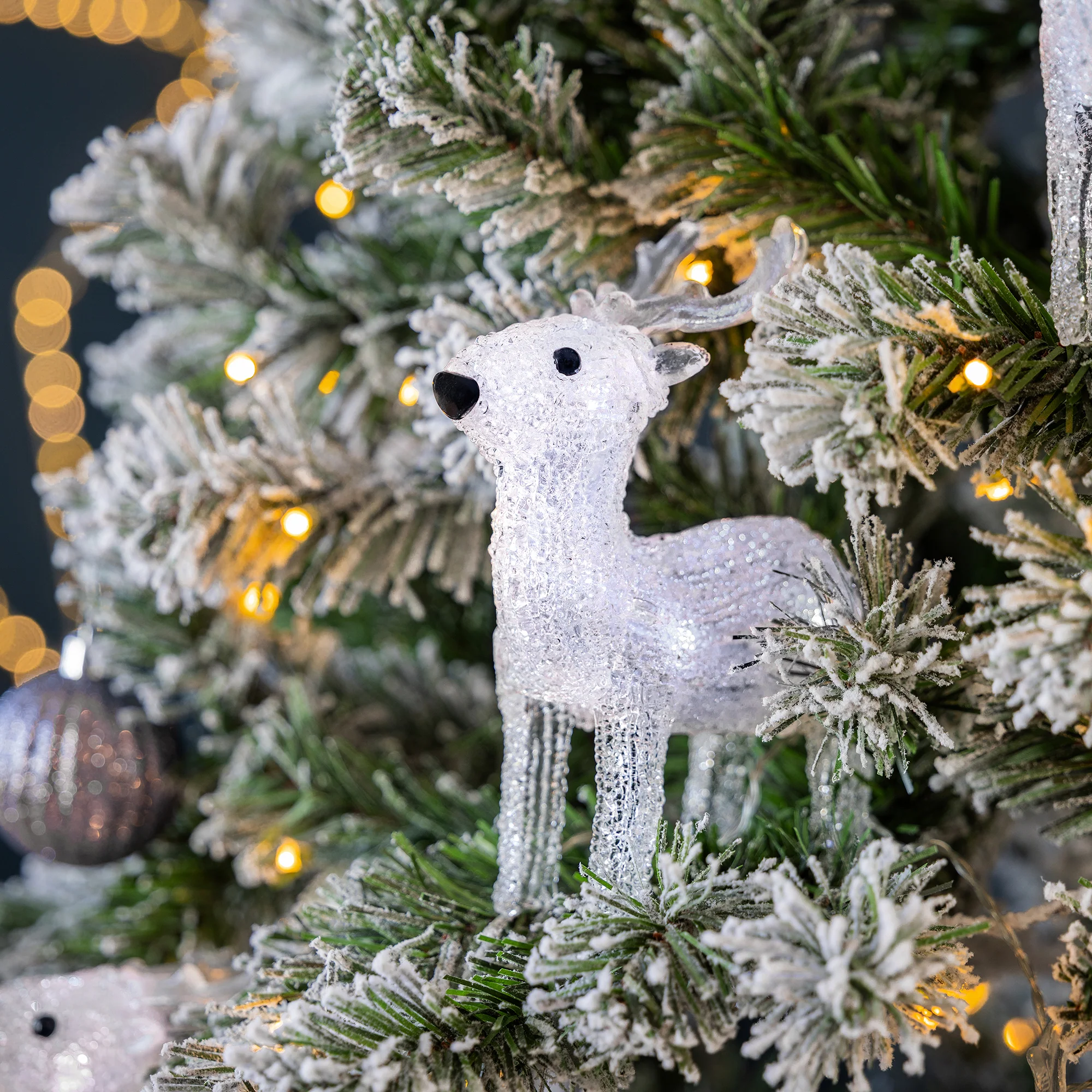 Set of 5 Acrylic Reindeer Lights - Image 2