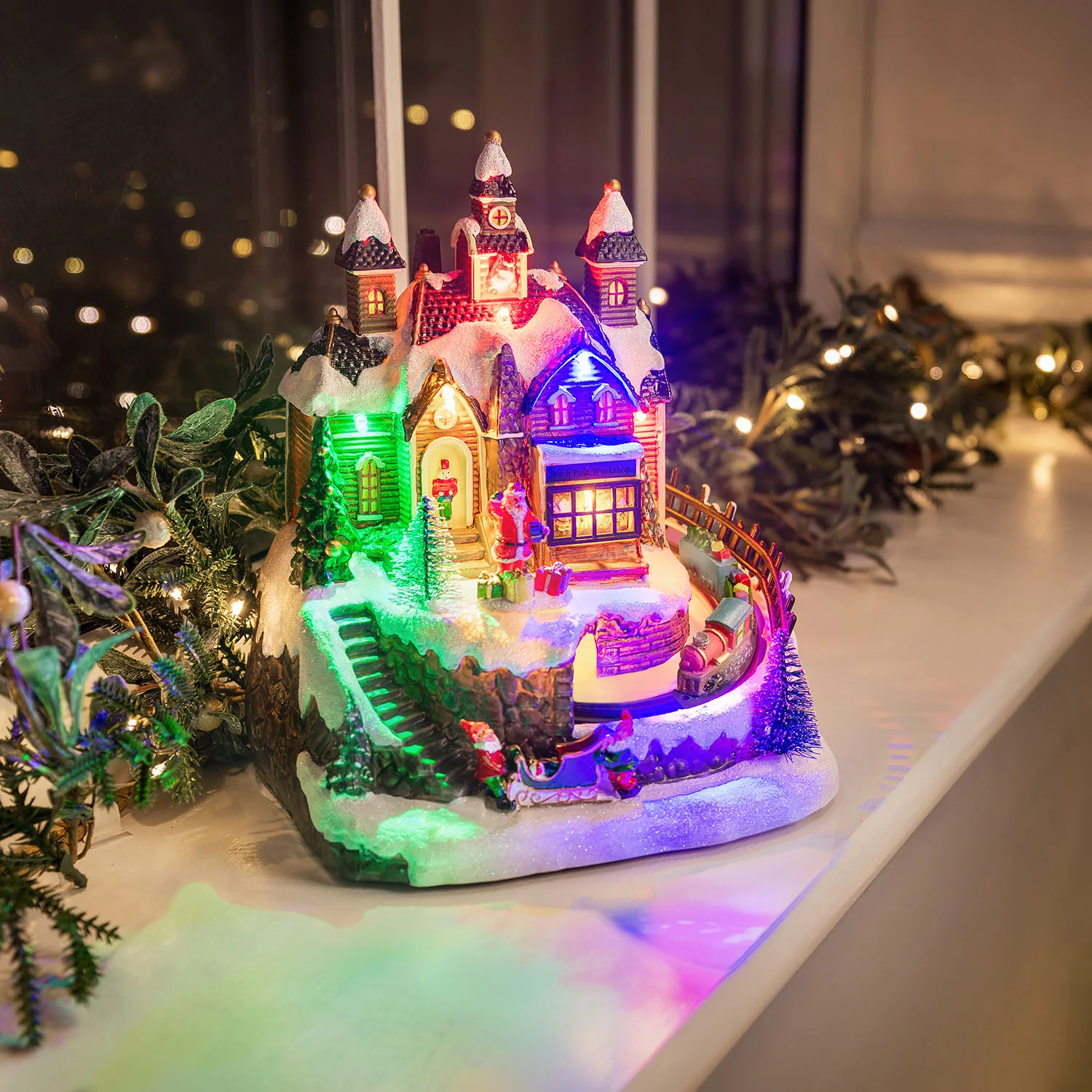 Animated Christmas Scene