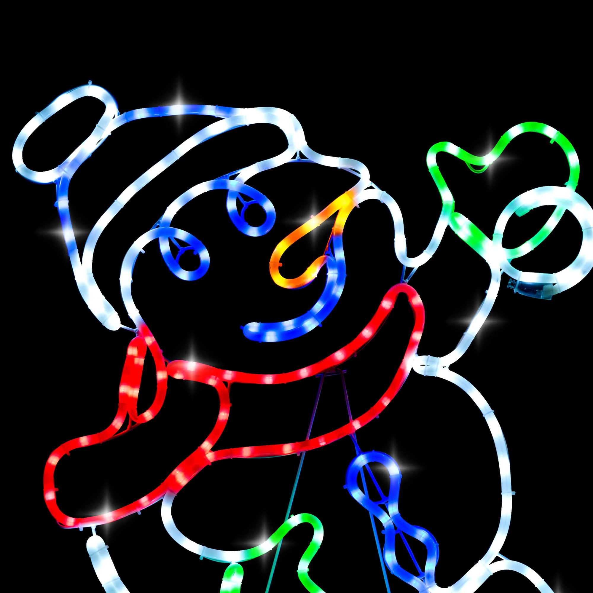 Animated Snowman & Penguin Rope Light - Image 3