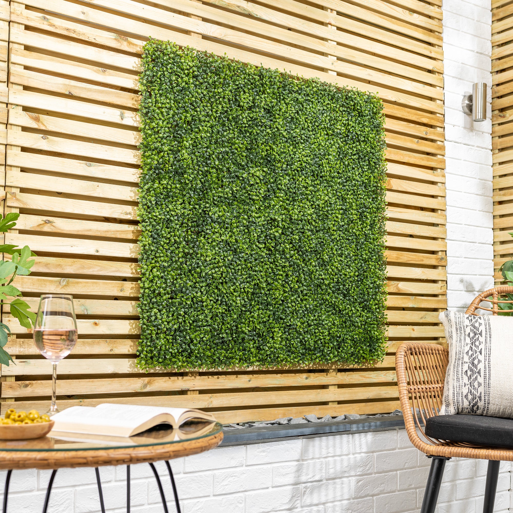 Artificial Boxwood Living Wall Panels – 1m x 1m - Image 3