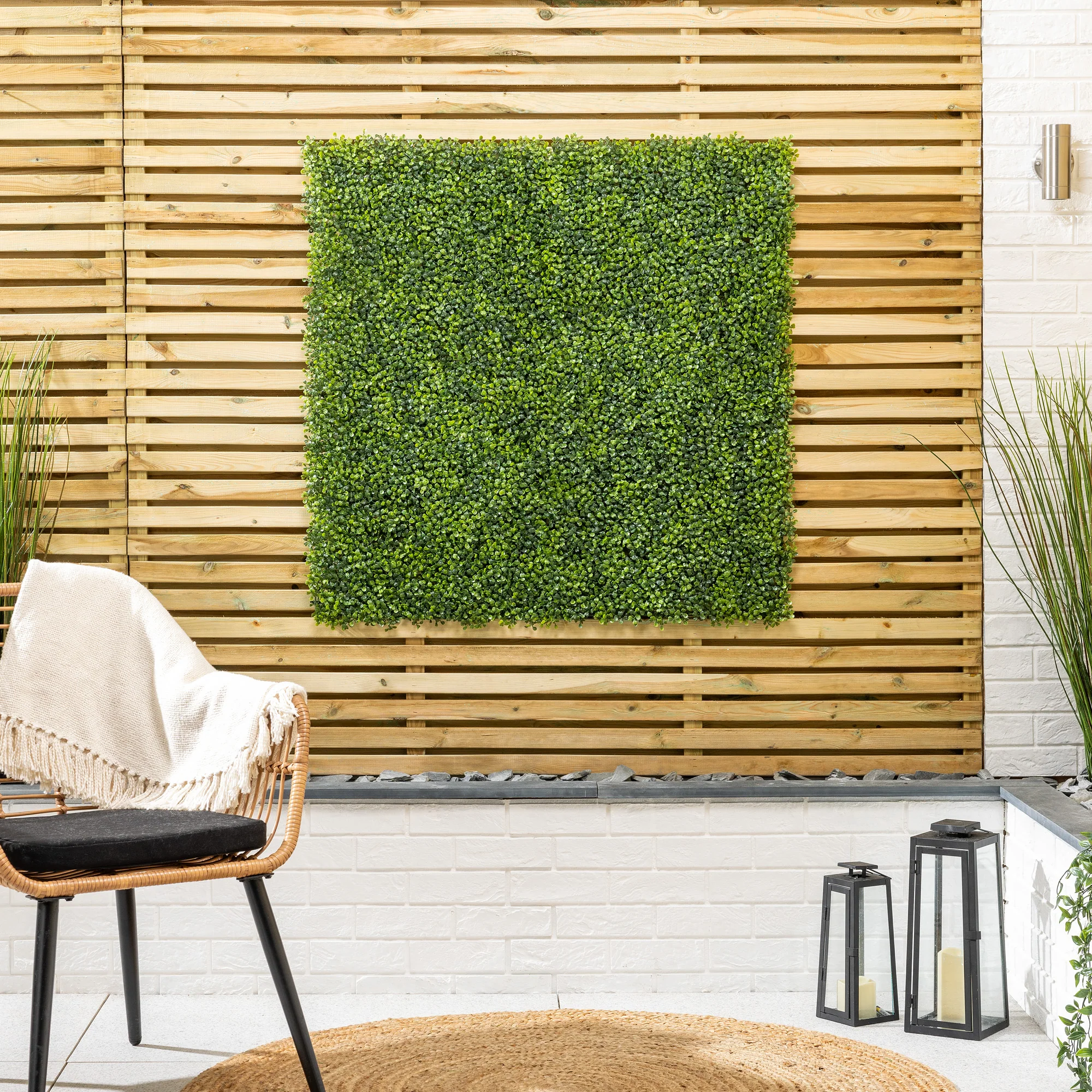 Artificial Boxwood Living Wall Panels – 1m x 1m - Image 4