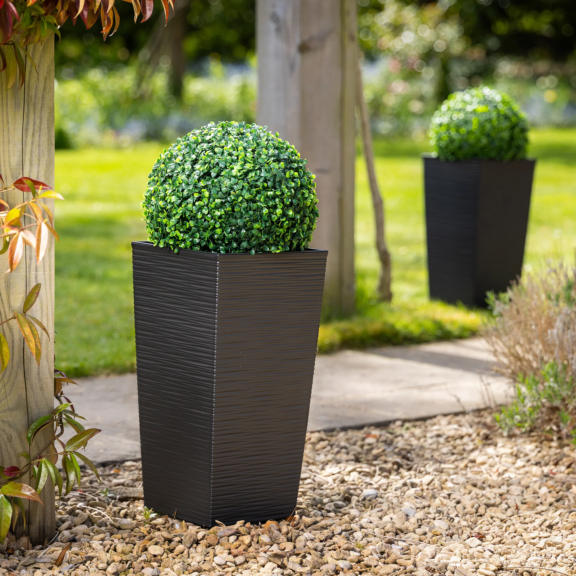 Artificial Boxwood Topiary Balls – 2 Pack - Image 3