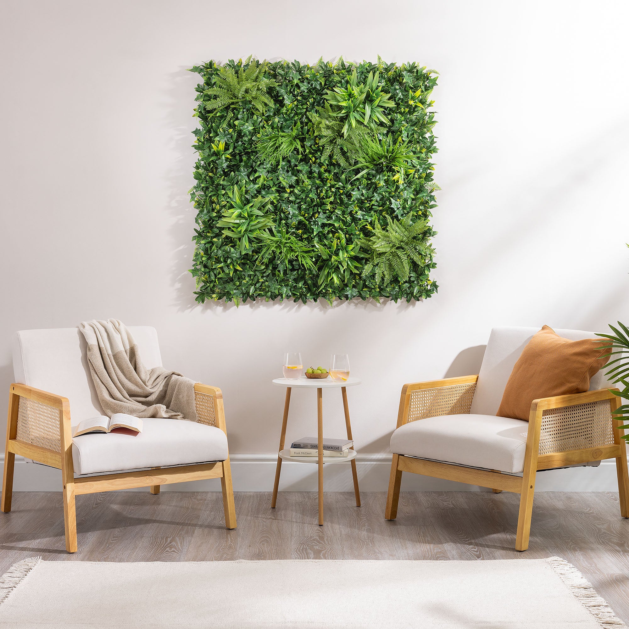 Artificial Evergreen Living Wall Panels – 1m x 1m - Image 2