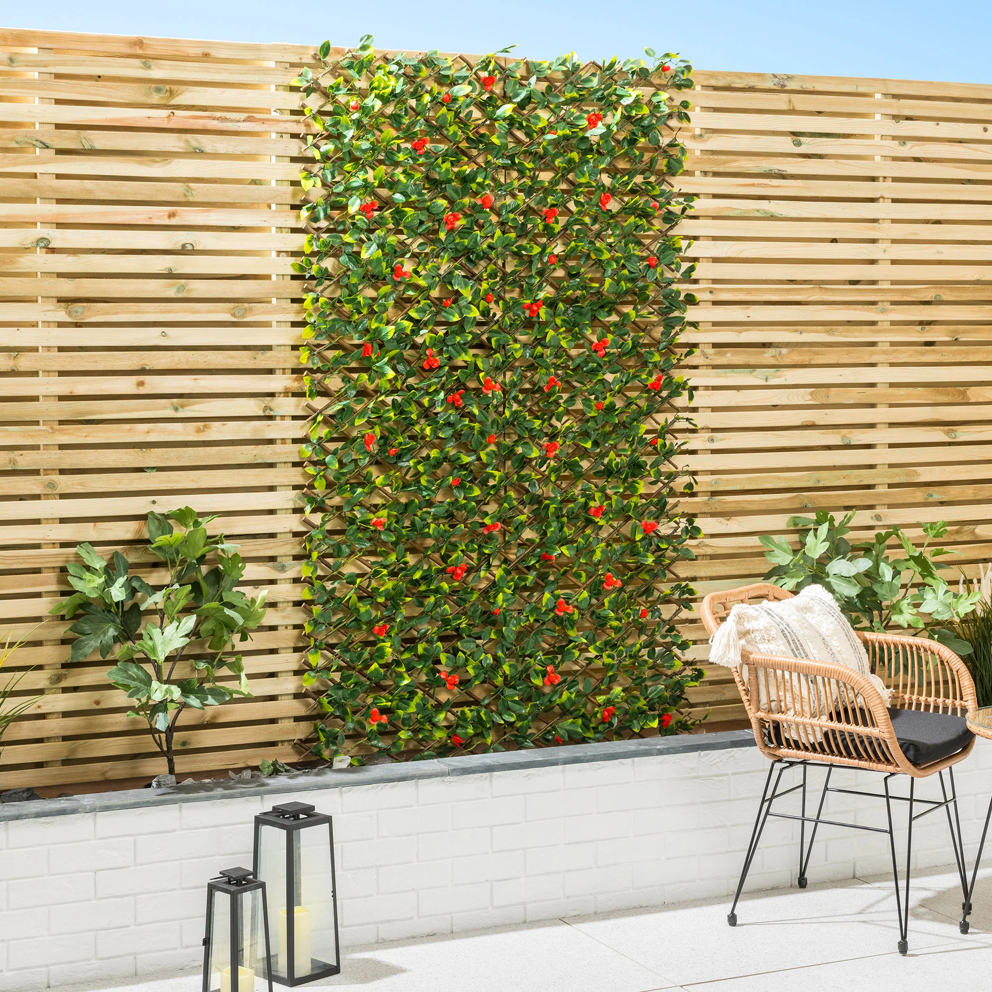 Artificial Flower Trellis – 2m x 1m - Image 6