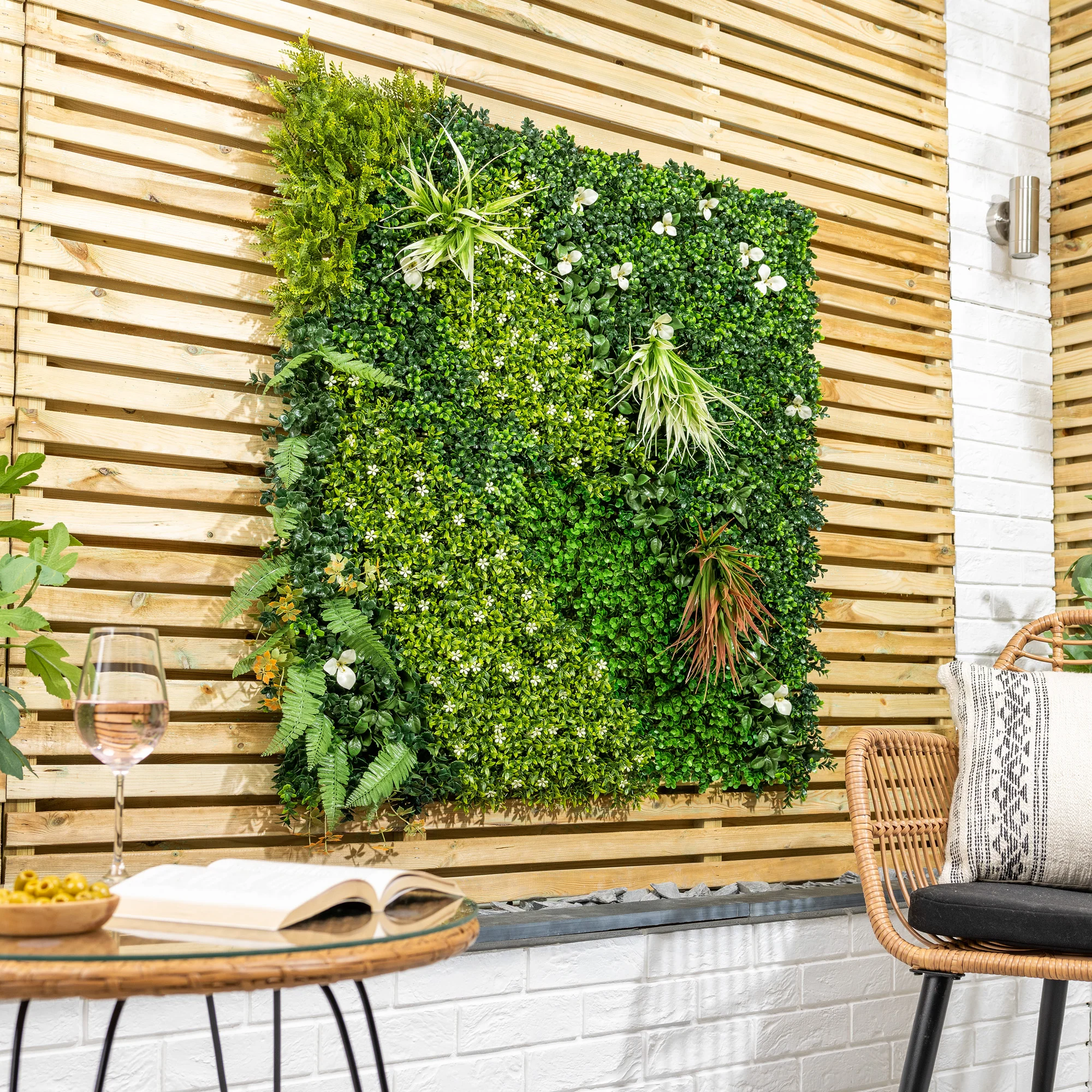 Artificial Meadow Living Wall Panels – 1m x 1m - Image 3