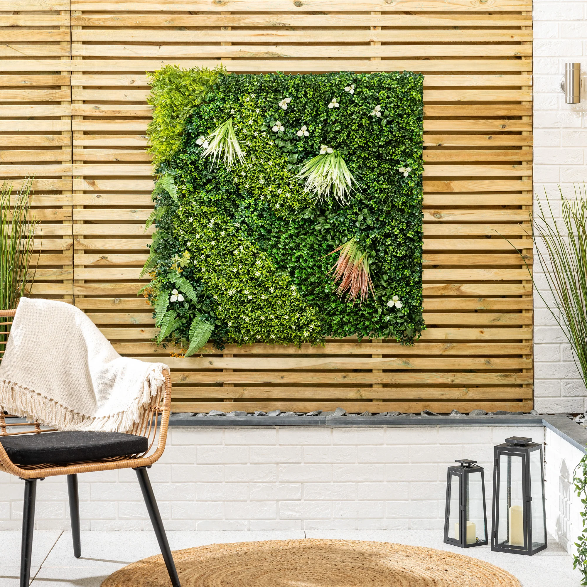 Artificial Meadow Living Wall Panels – 1m x 1m - Image 4