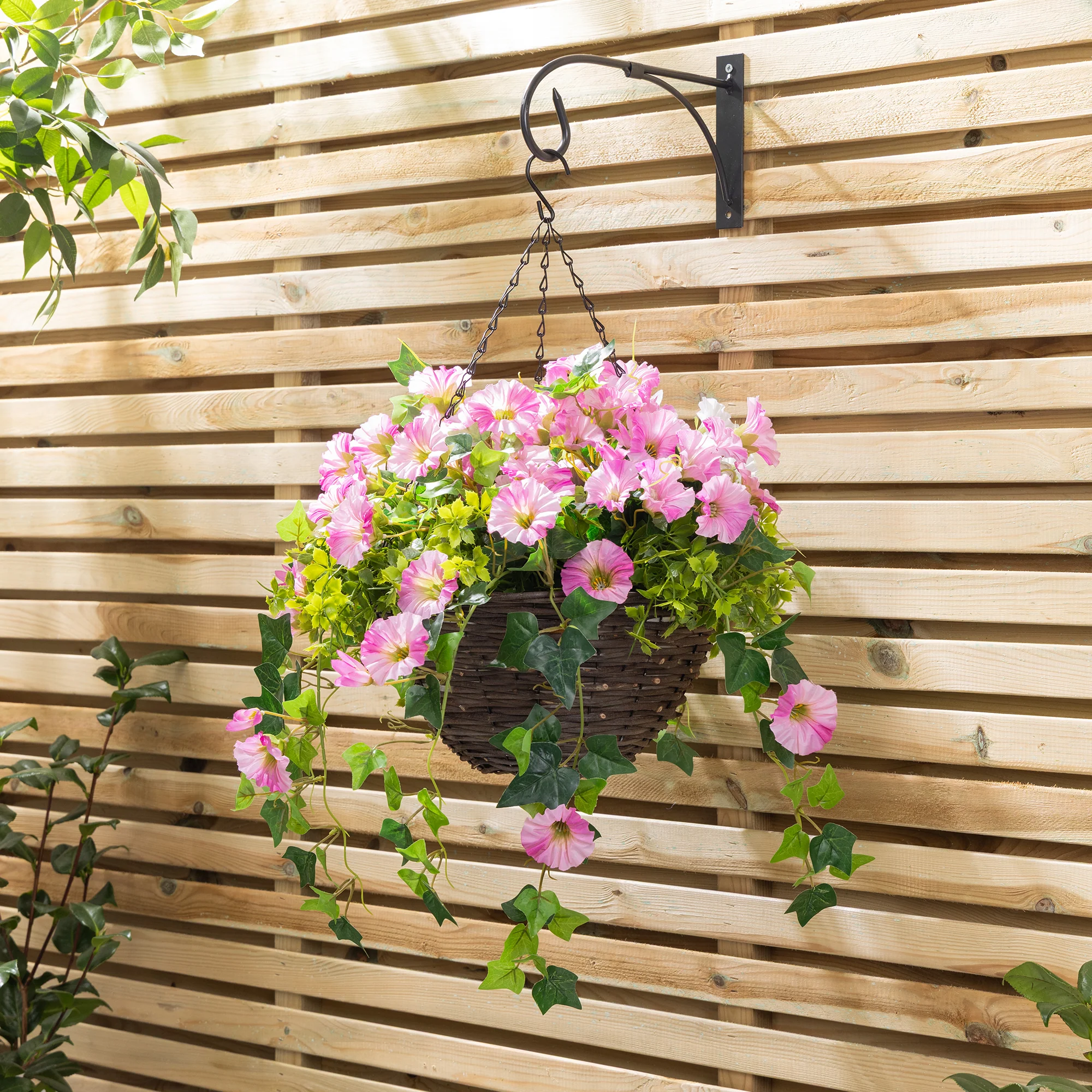 Artificial Petunia Hanging Basket - Image 11