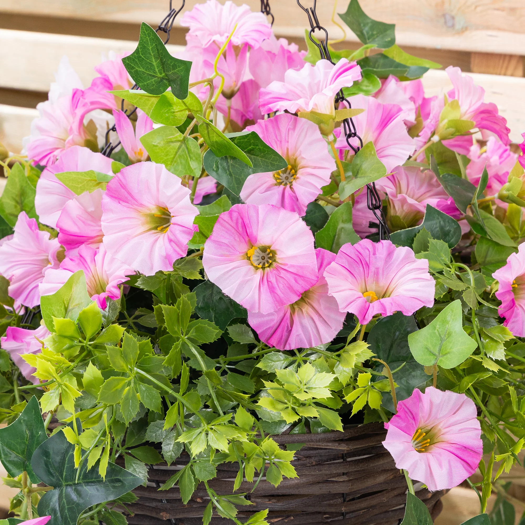 Artificial Petunia Hanging Basket - Image 12
