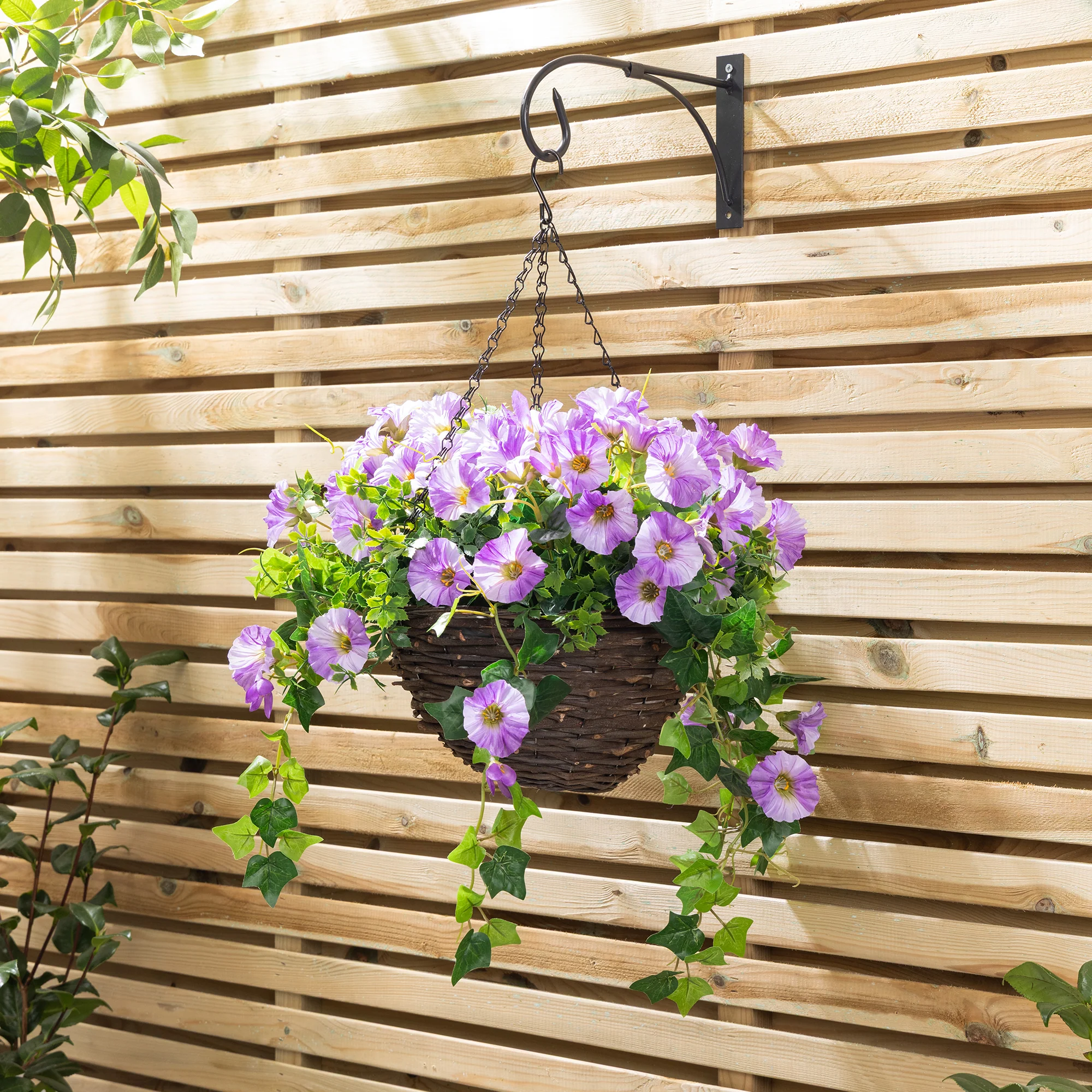 Artificial Petunia Hanging Basket - Image 14