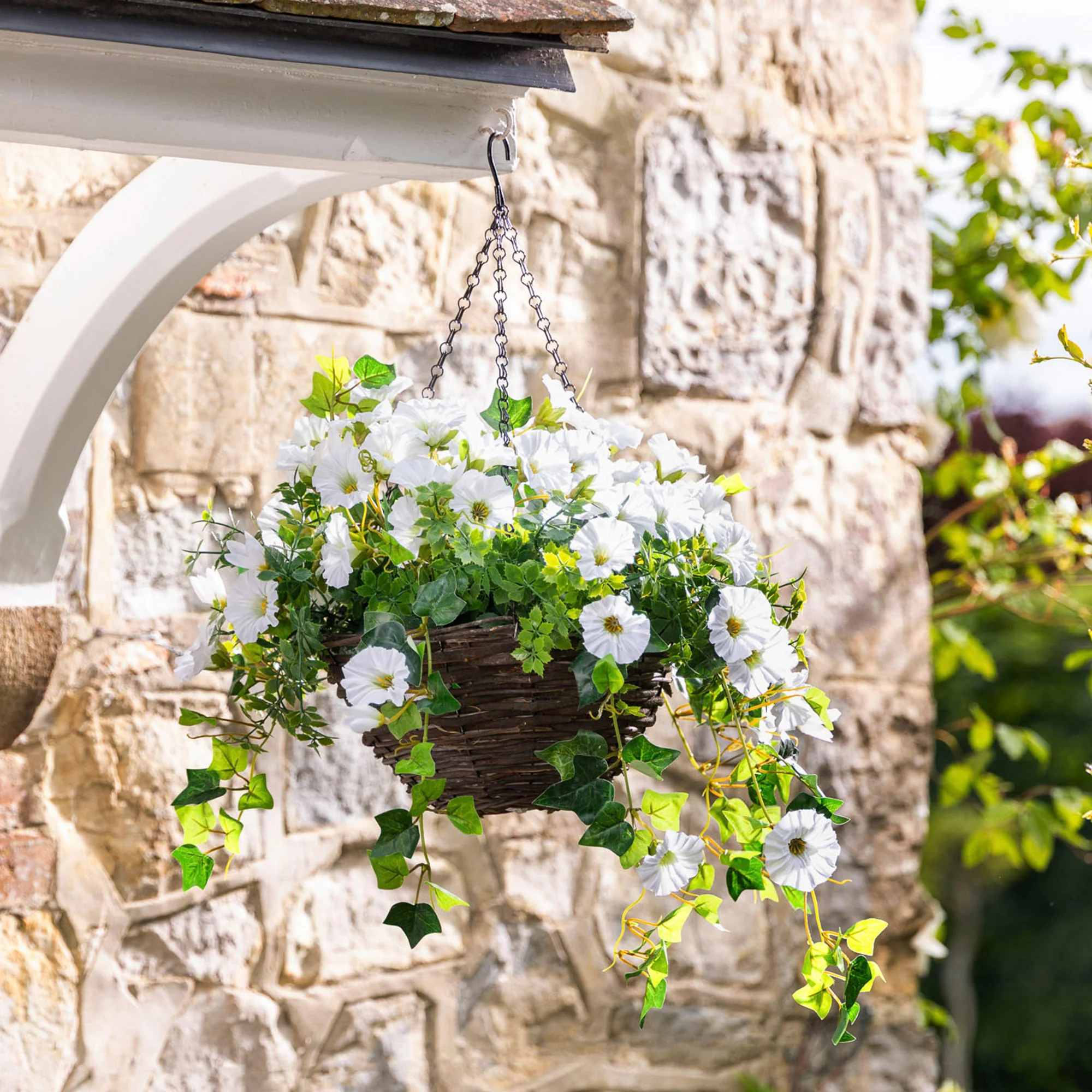 Artificial Petunia Hanging Basket - Image 16