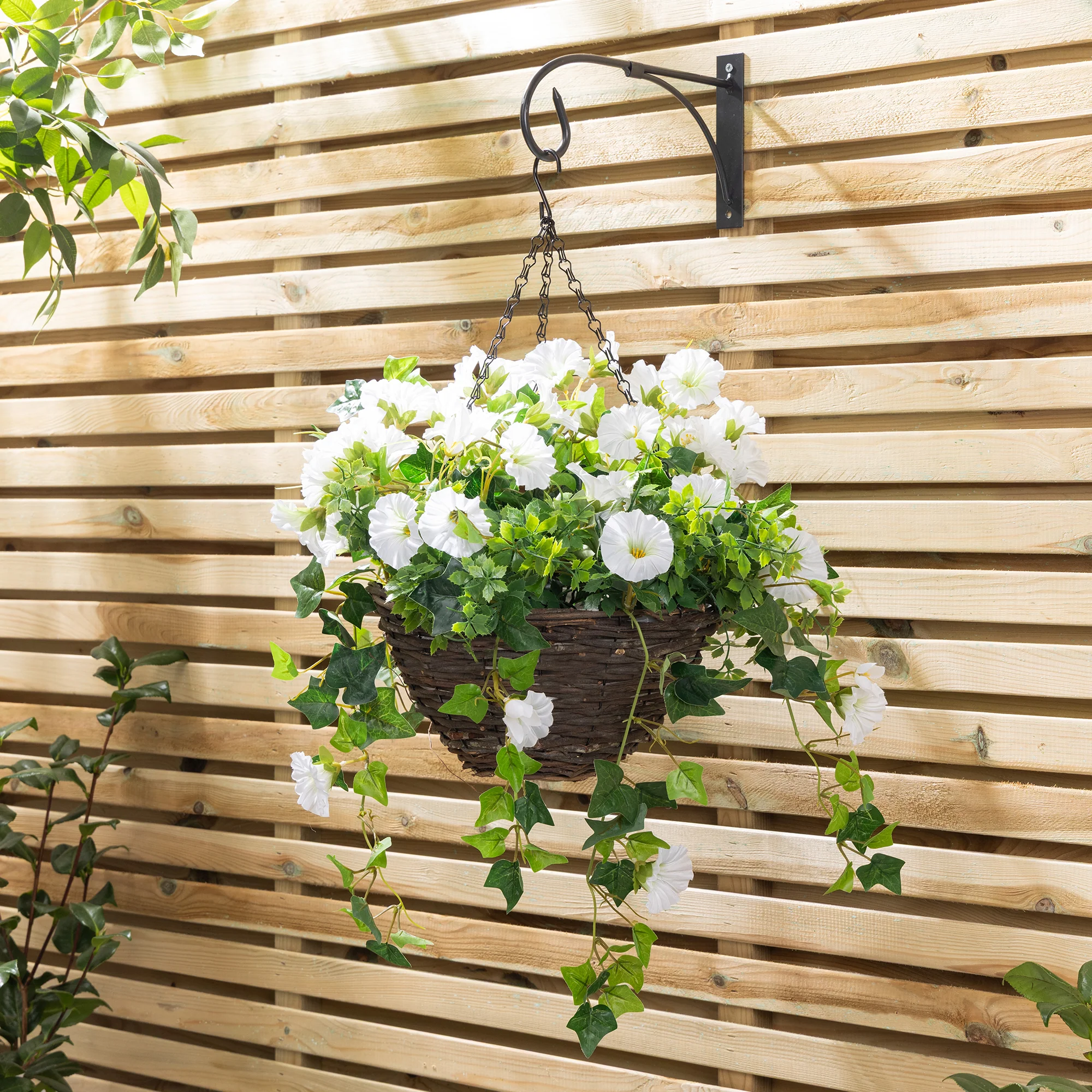 Artificial Petunia Hanging Basket - Image 17