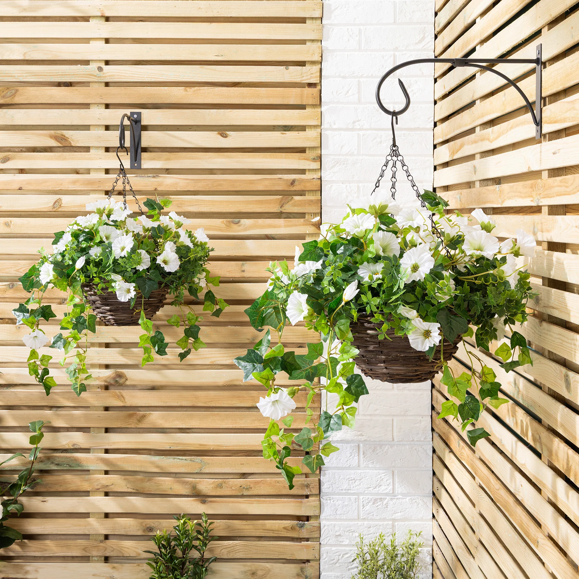 Artificial Petunia Hanging Basket - Image 19