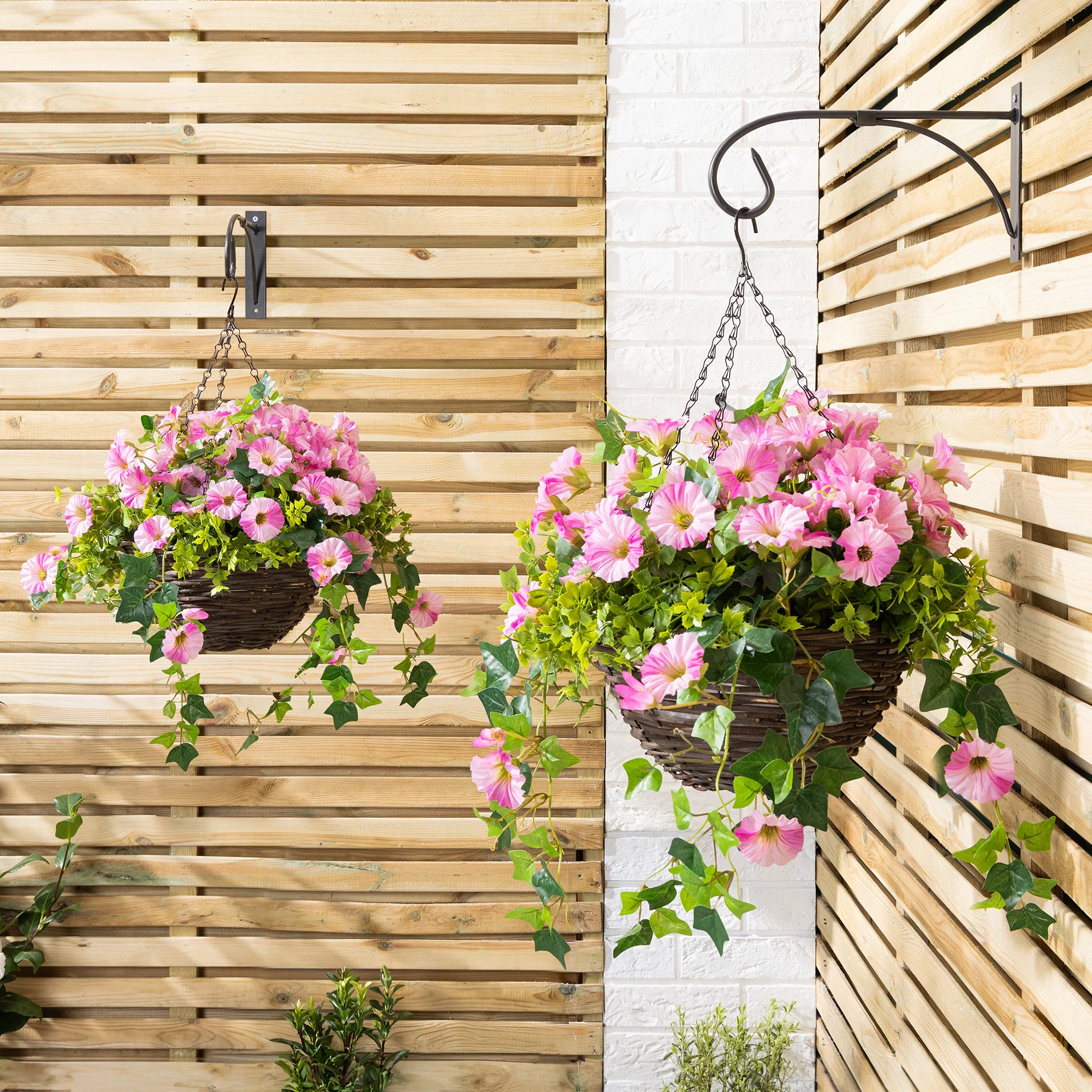 Artificial Petunia Hanging Basket - Image 20