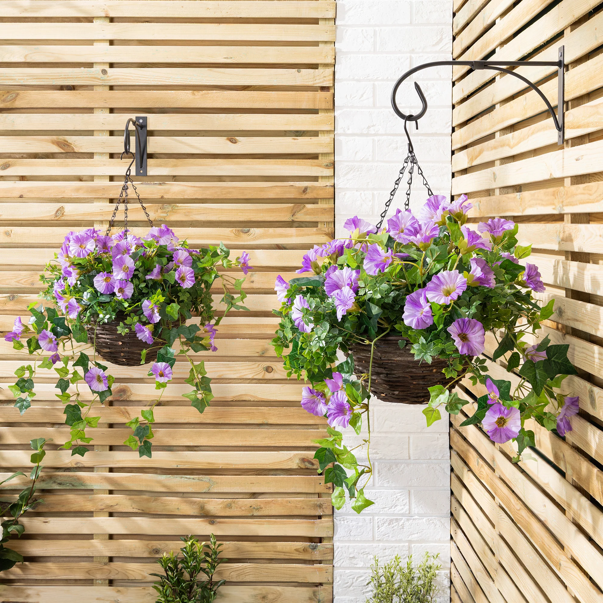 Artificial Petunia Hanging Basket - Image 21