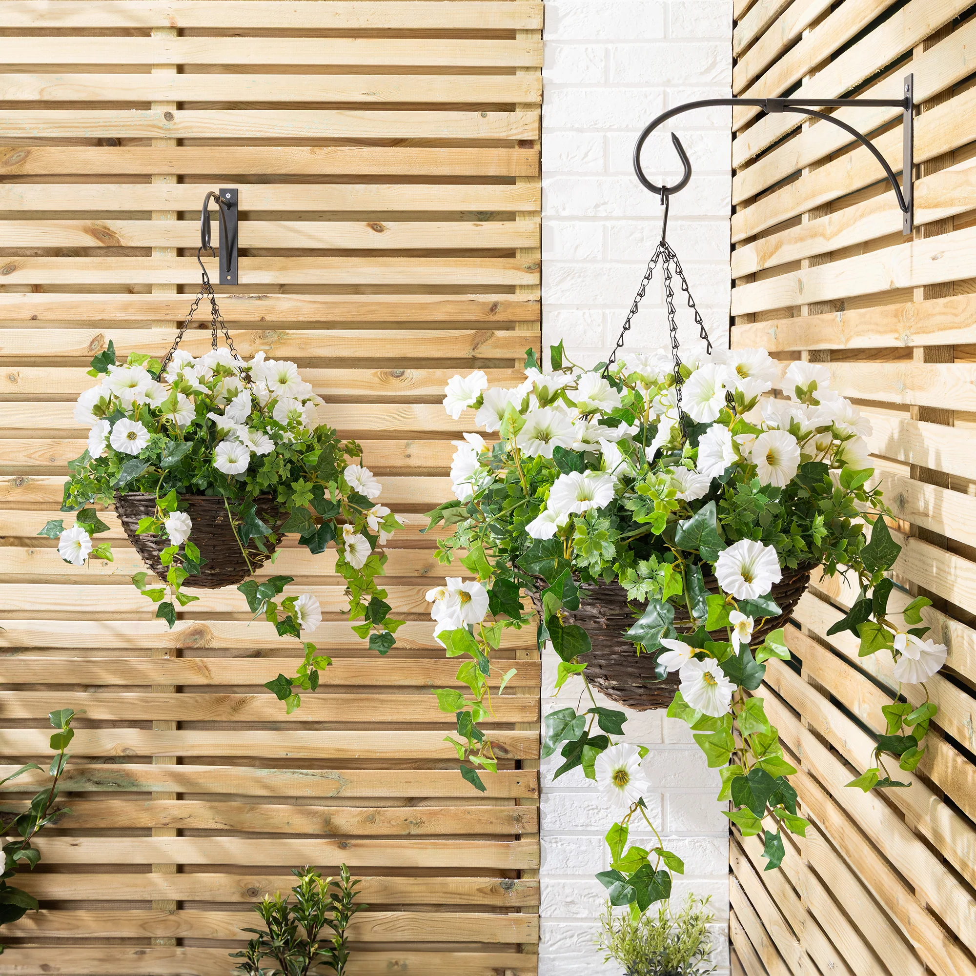 Artificial Petunia Hanging Basket - Image 22