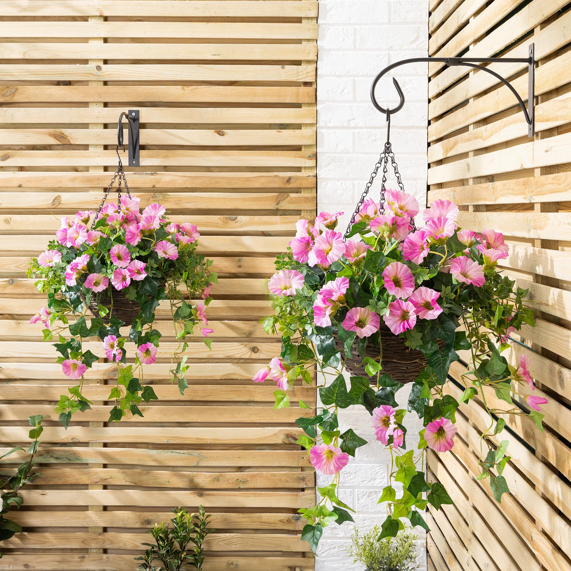 Artificial Petunia Hanging Basket - Image 23