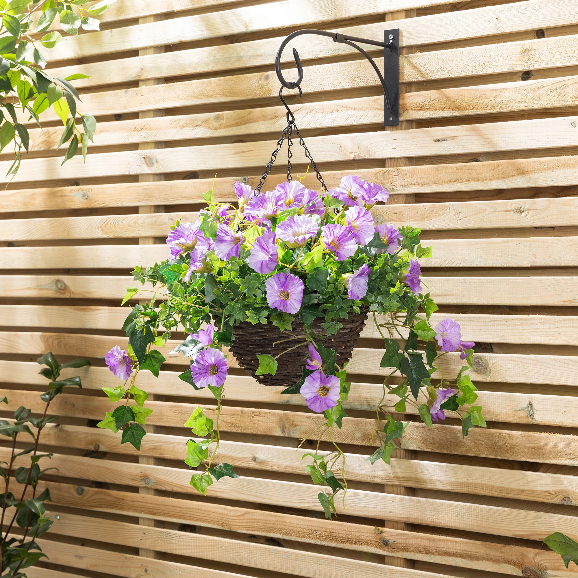 Artificial Petunia Hanging Basket - Image 5