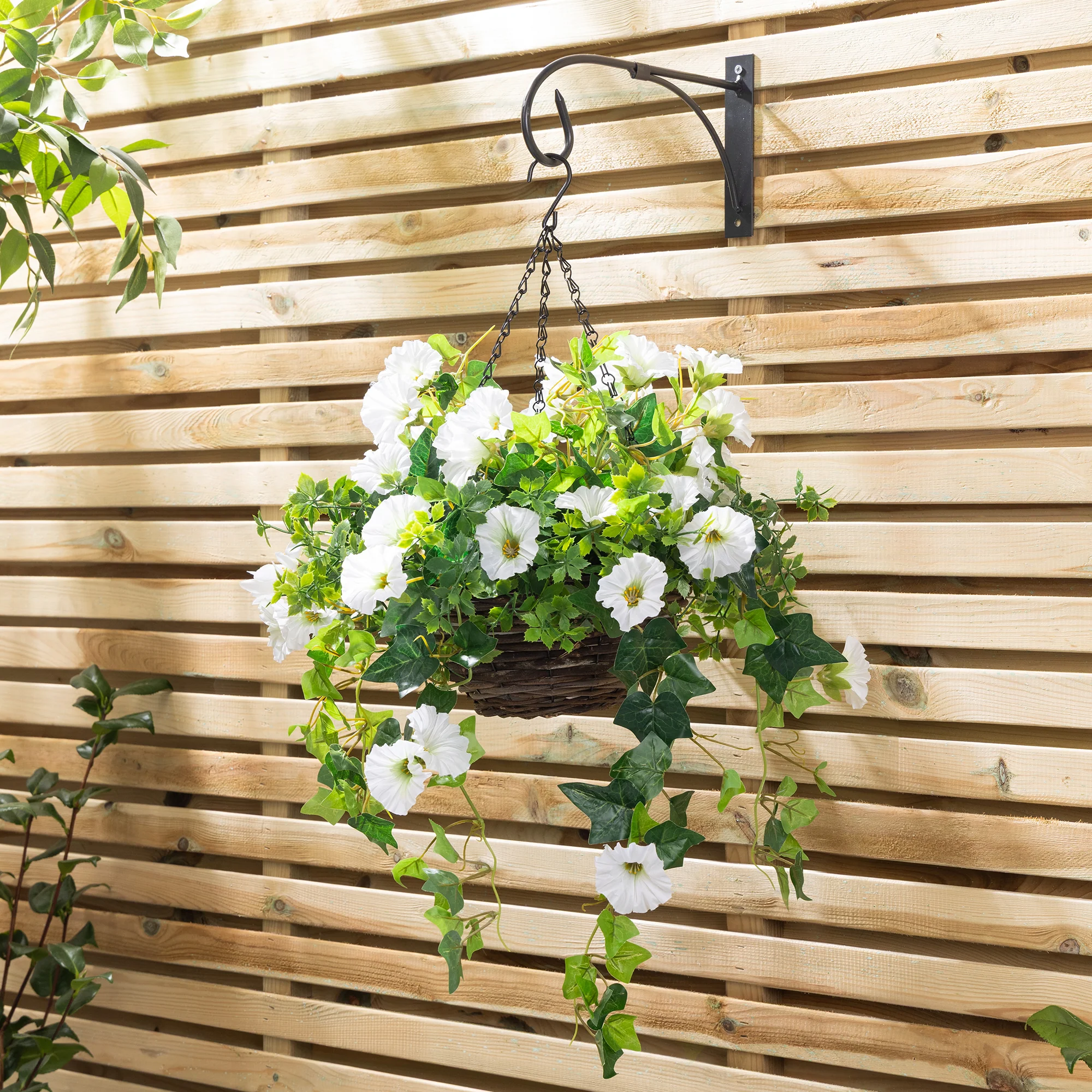 Artificial Petunia Hanging Basket - Image 9