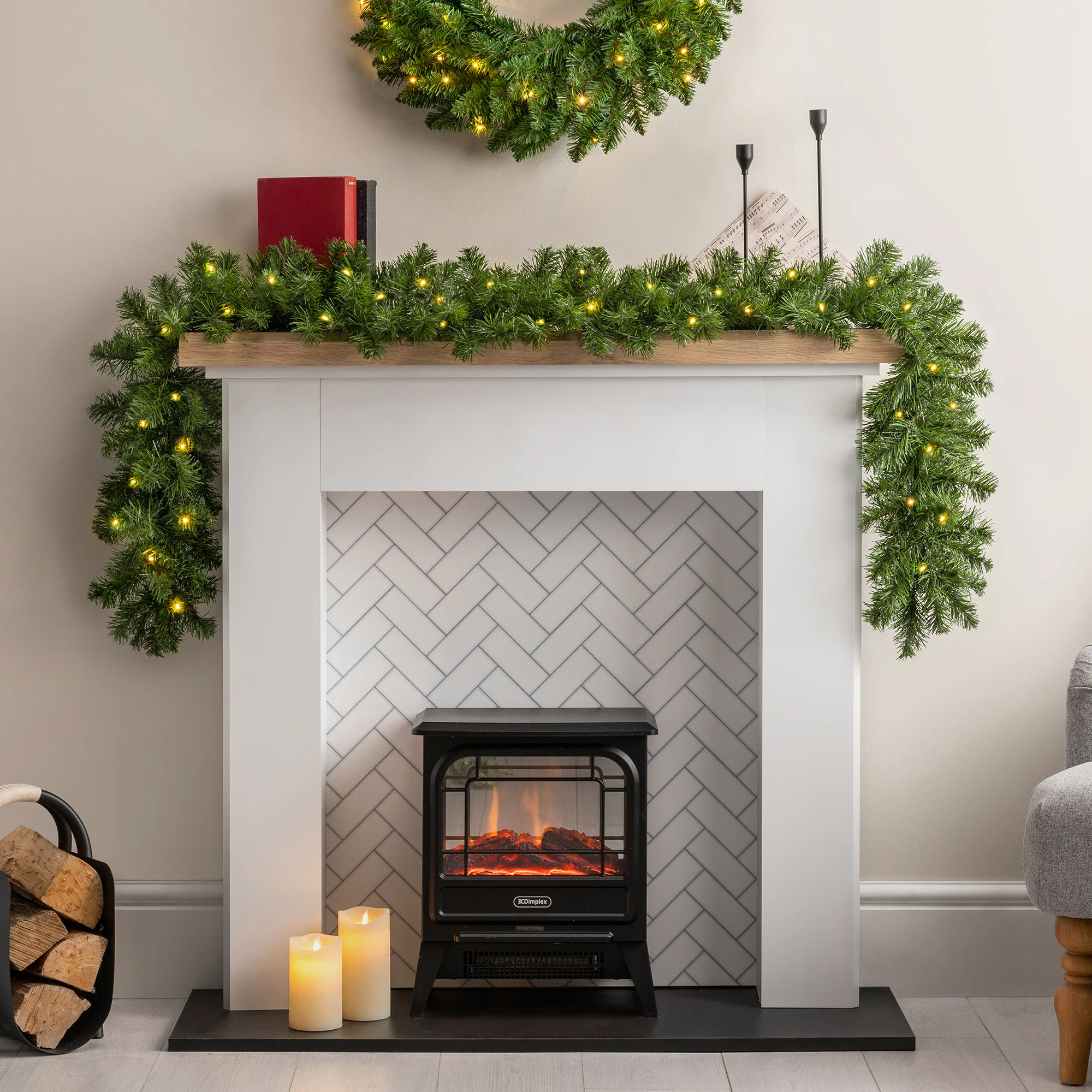 Plain Spruce Christmas Garland - Image 5