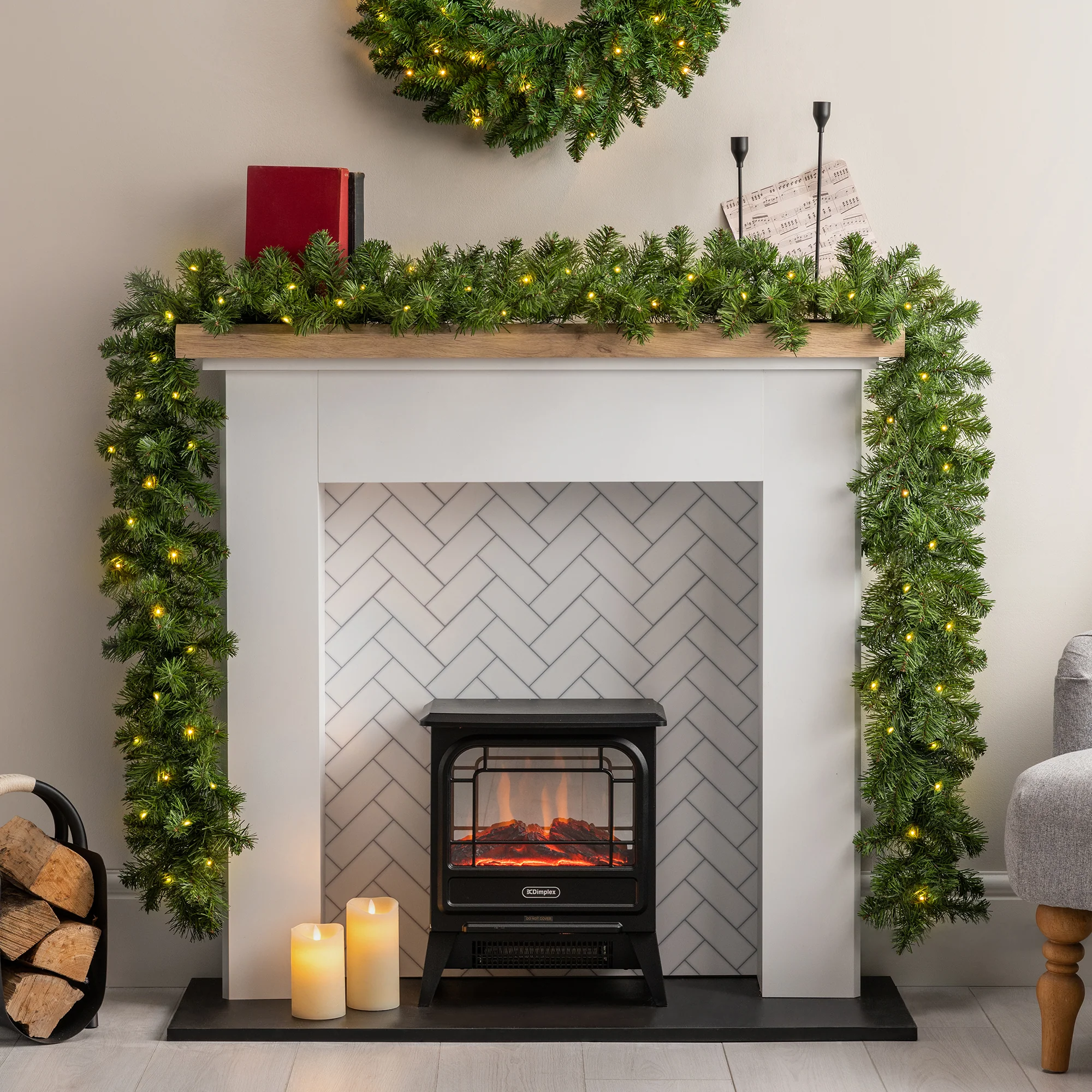 Plain Spruce Christmas Garland - Image 6