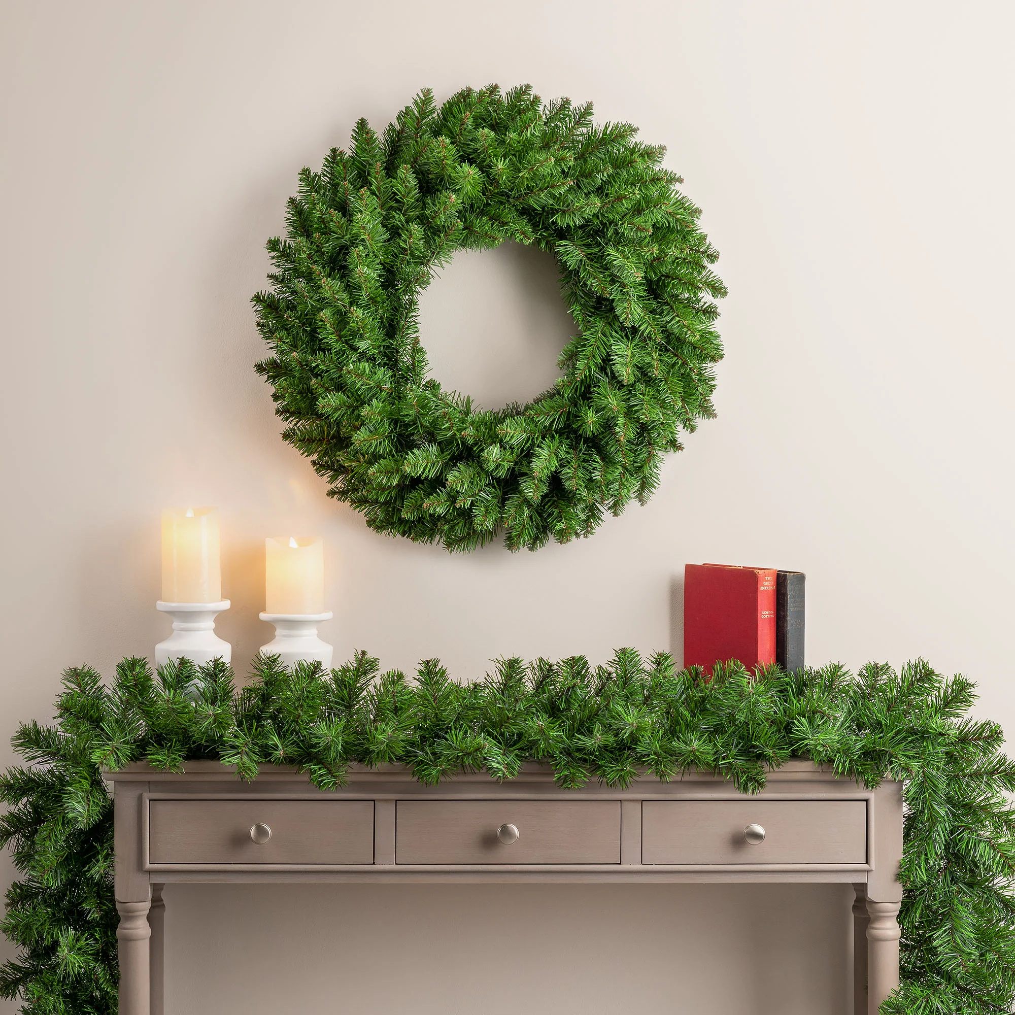 Plain Spruce Christmas Garland - Image 7