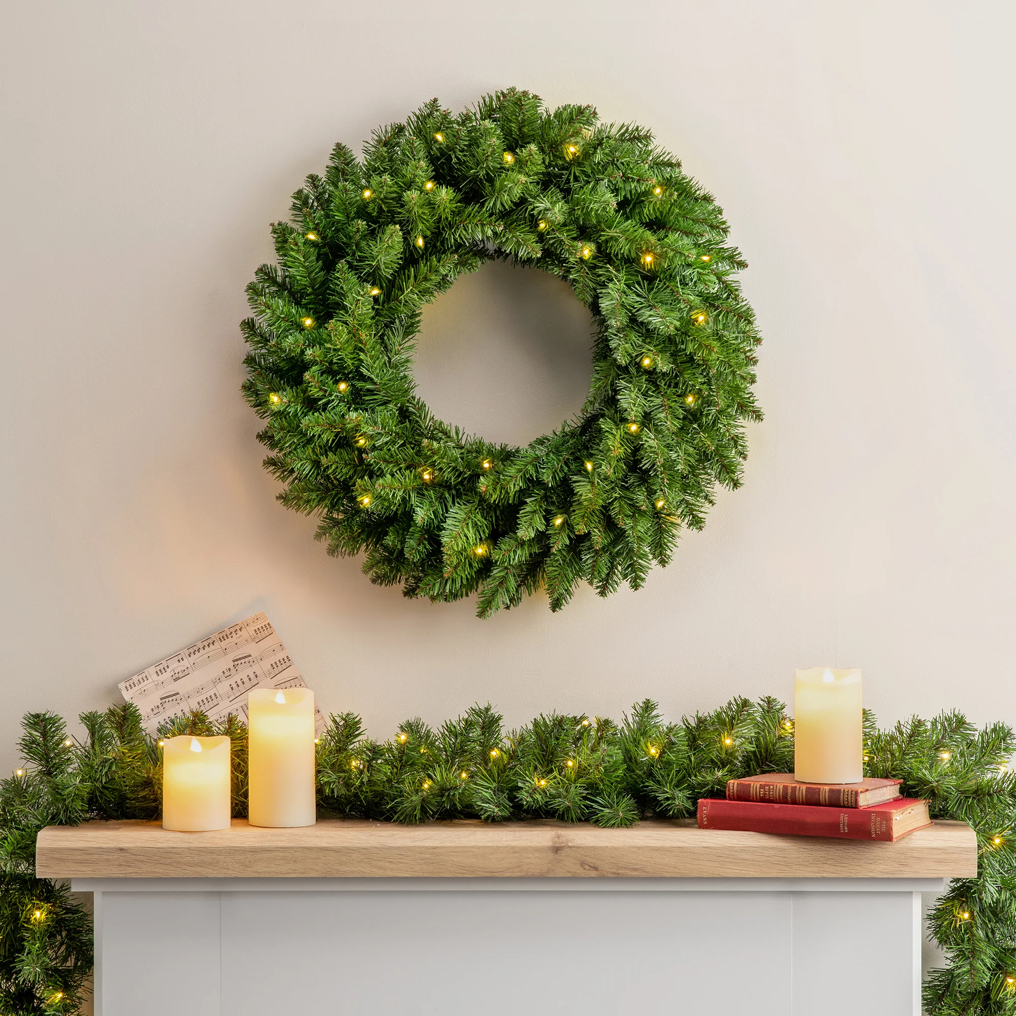 Plain Spruce Christmas Wreath - Image 11