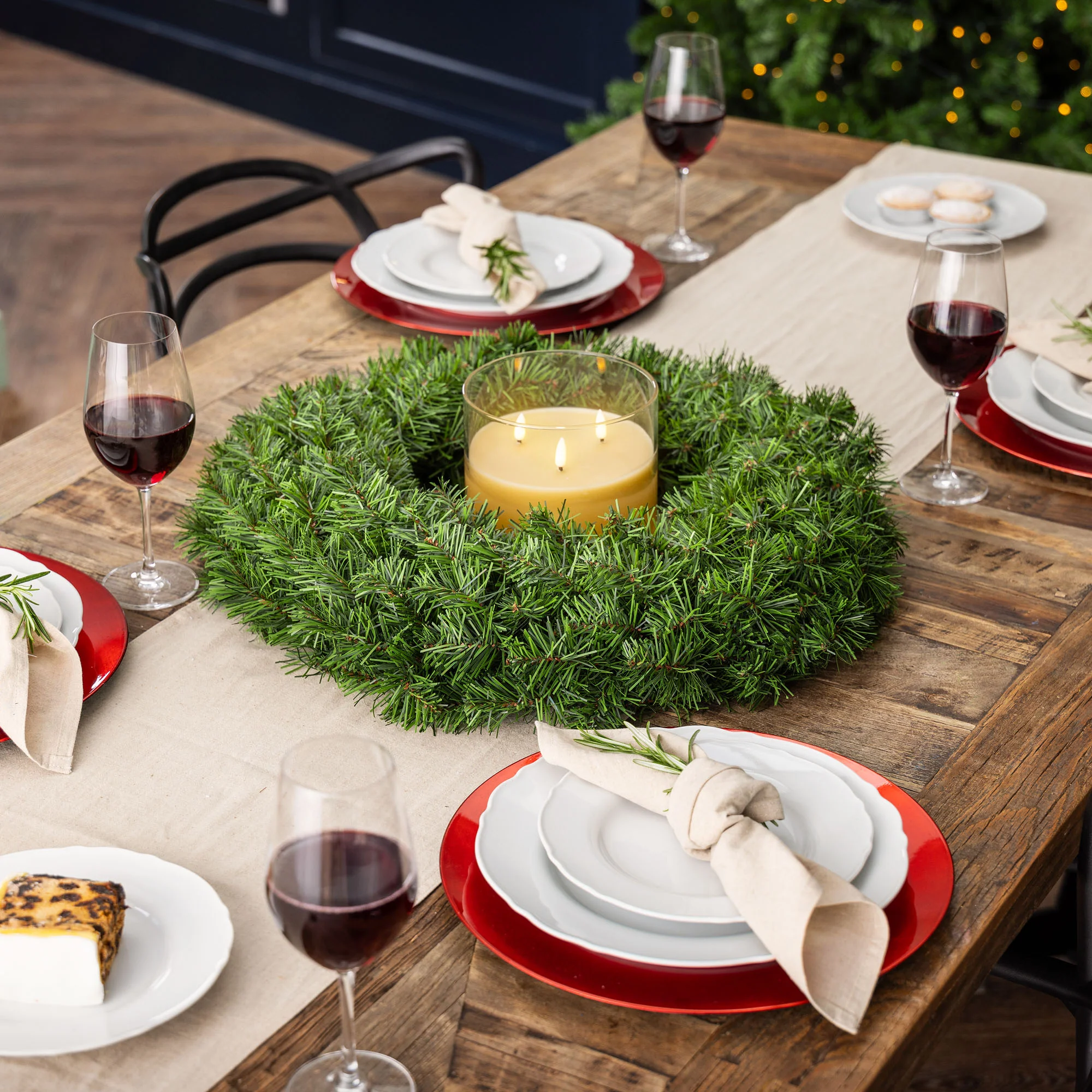 Plain Spruce Christmas Wreath - Image 7