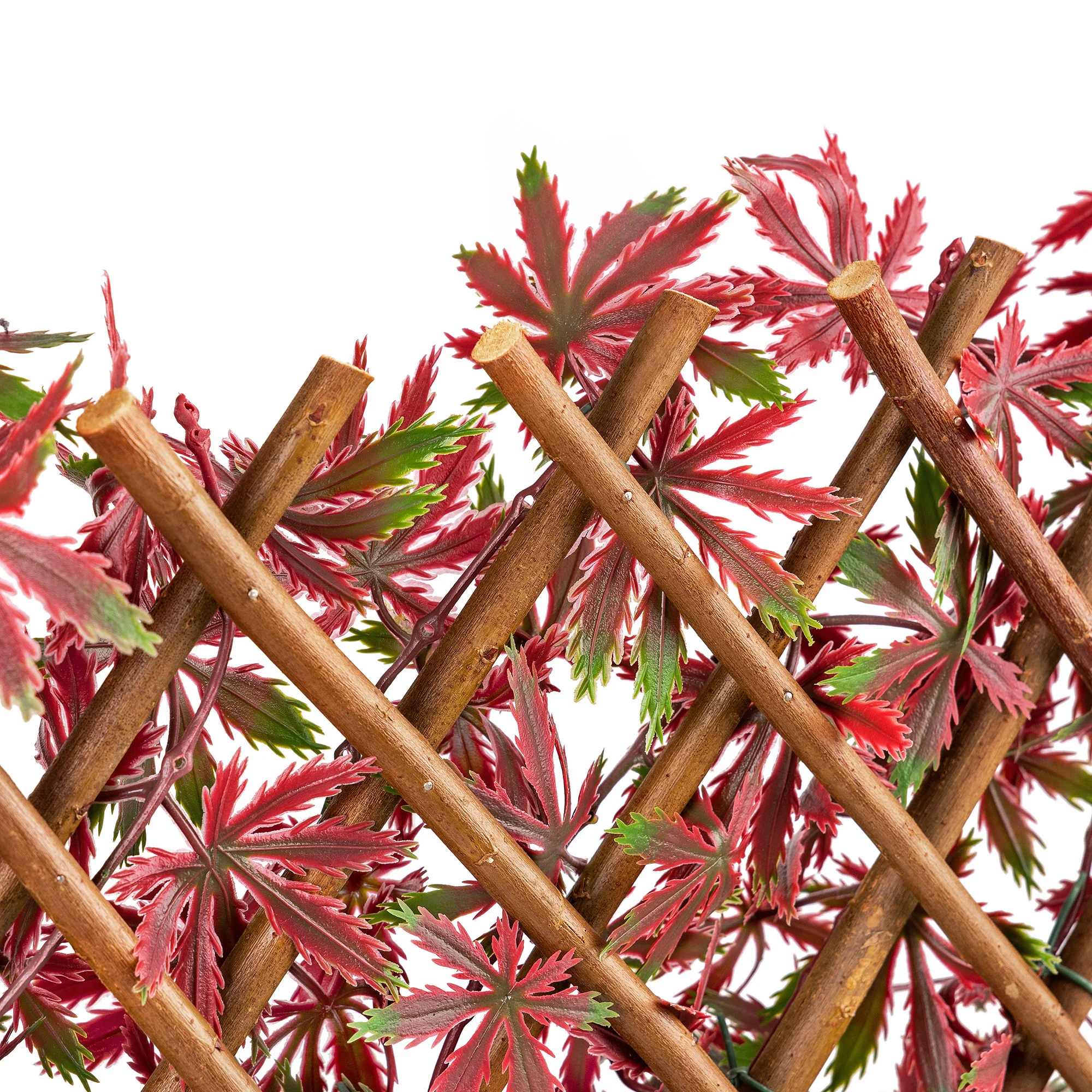Artificial Red Acer Trellis – 2m x 1m - Image 3