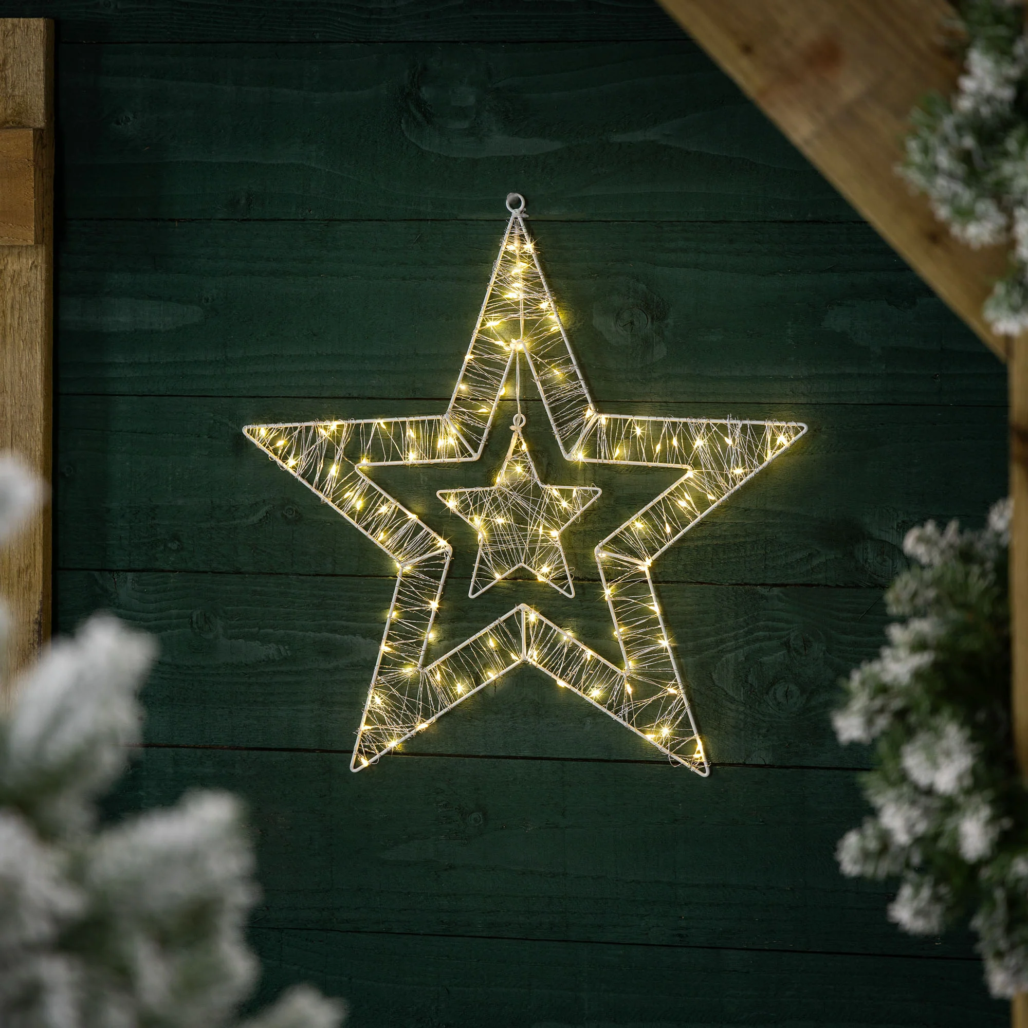 Battery Operated Double Star Light (50cm) - Image 3