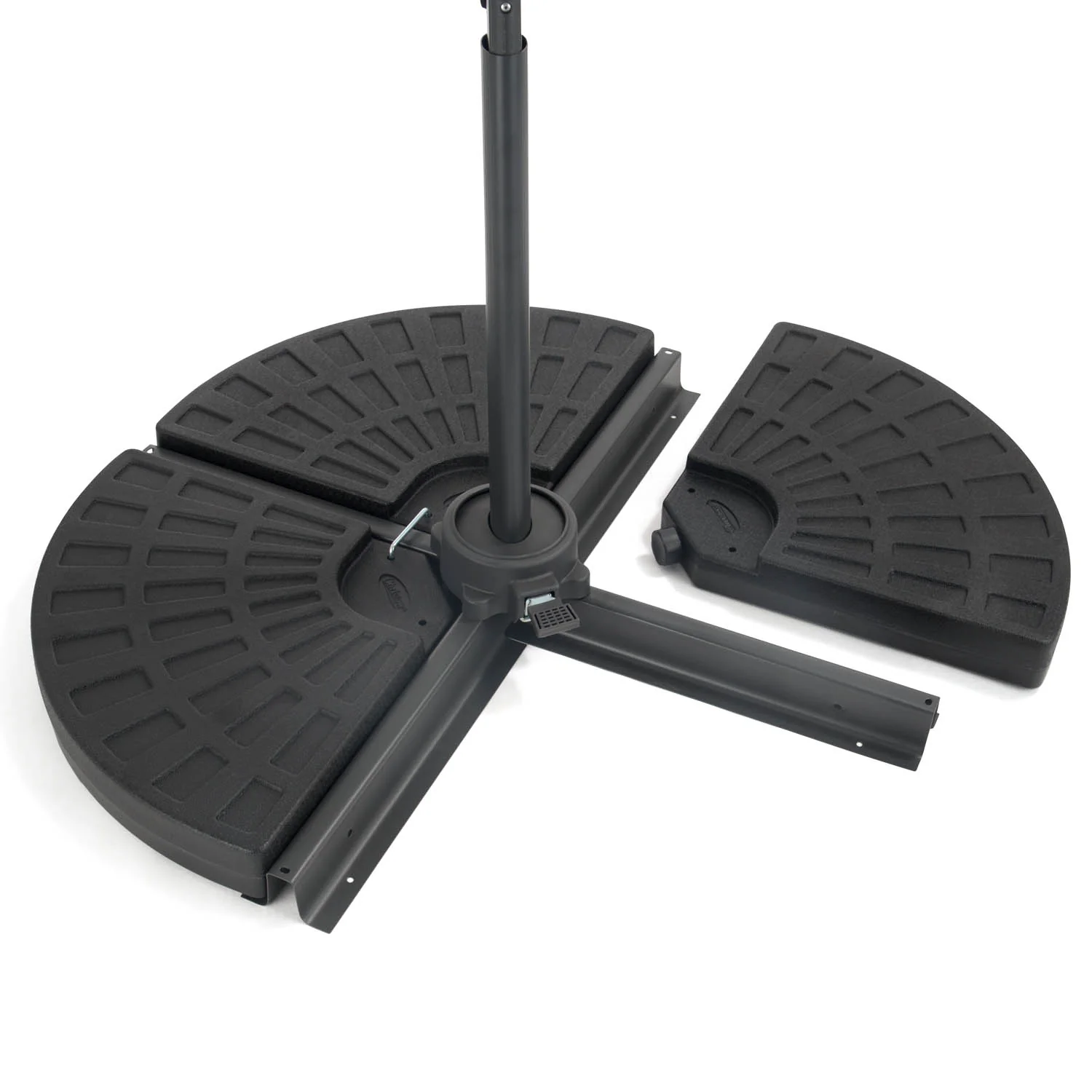 Round Cantilever Parasol Base – 66kg - Image 3