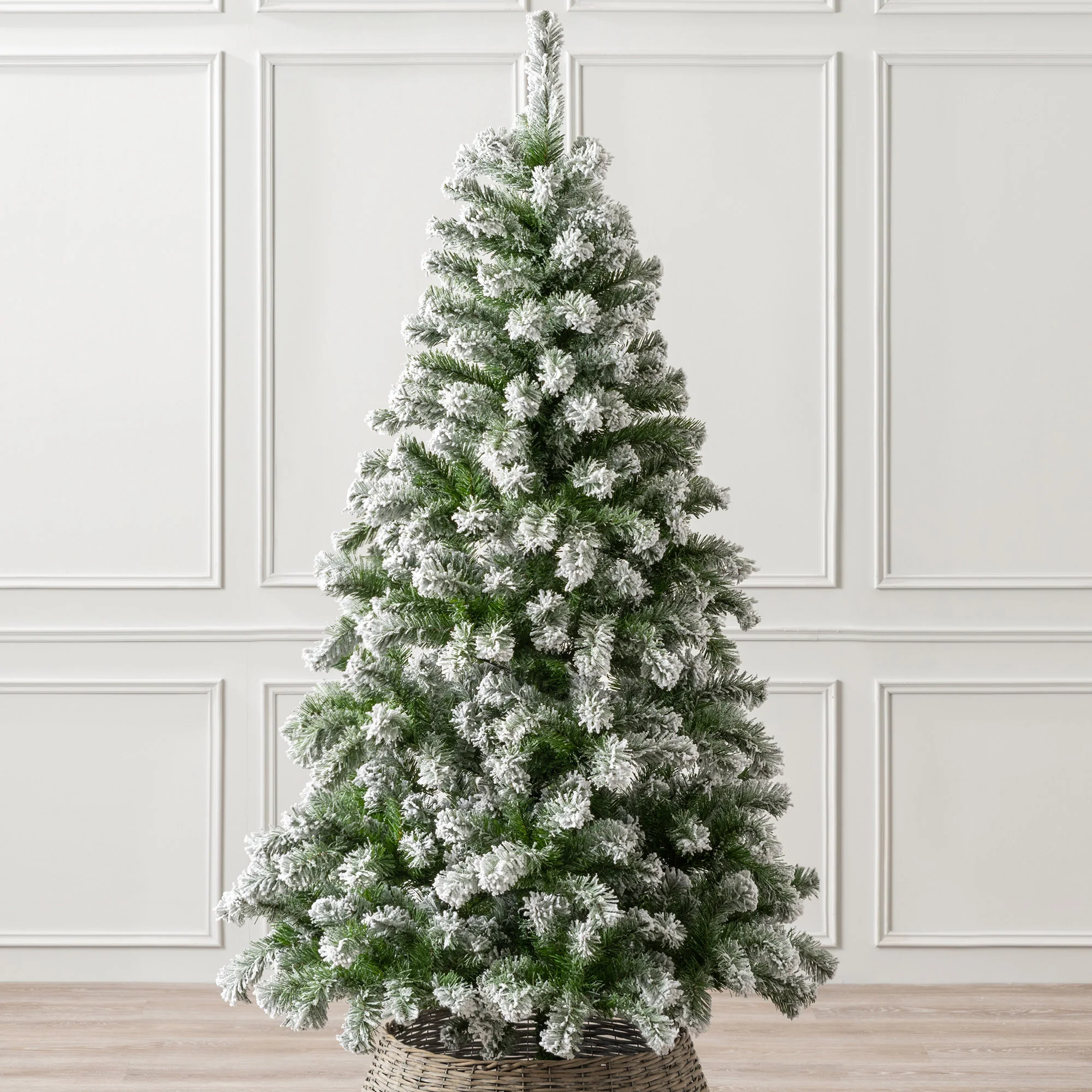 Chamonix Spruce Flocked Christmas Tree - Image 3