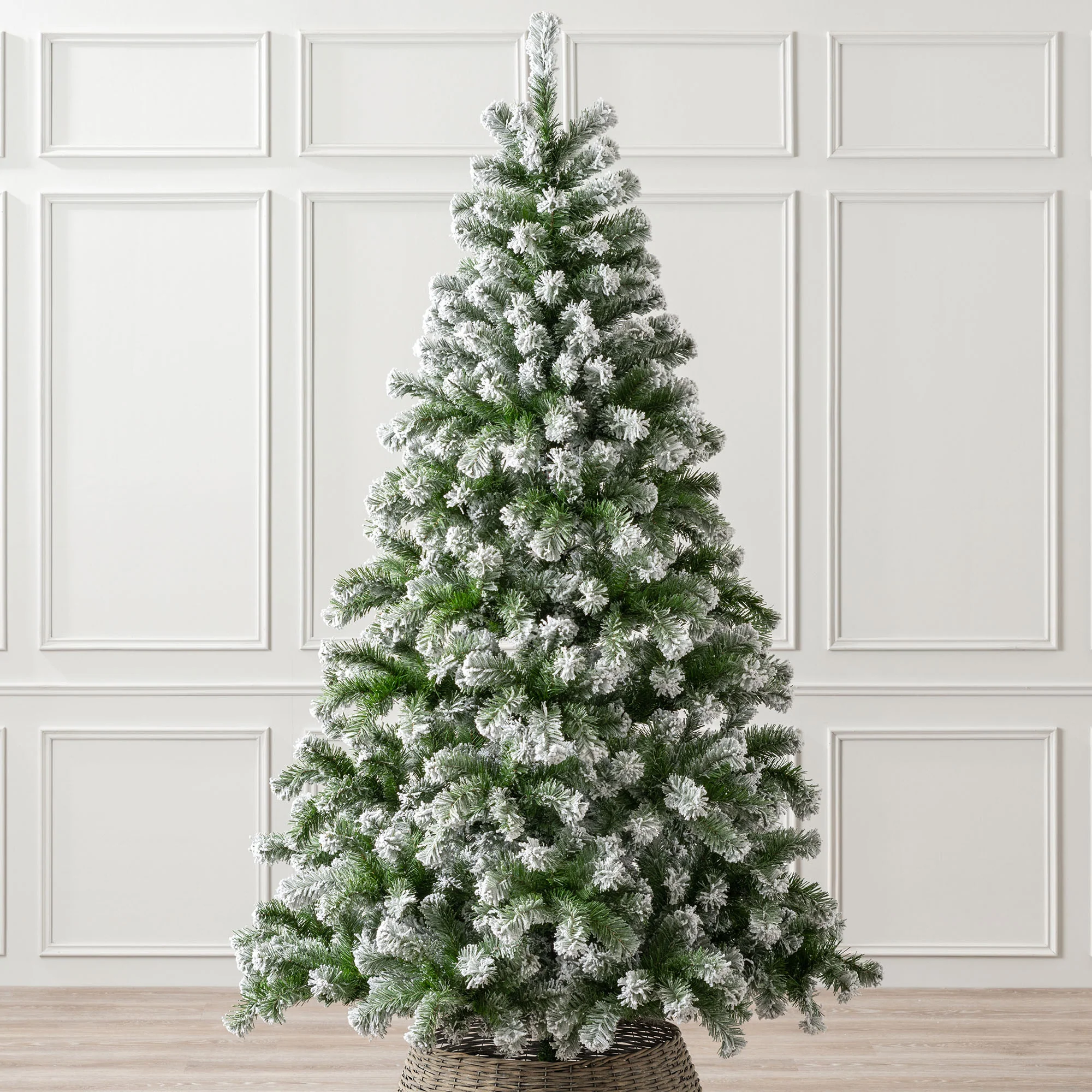 Chamonix Spruce Flocked Christmas Tree - Image 5