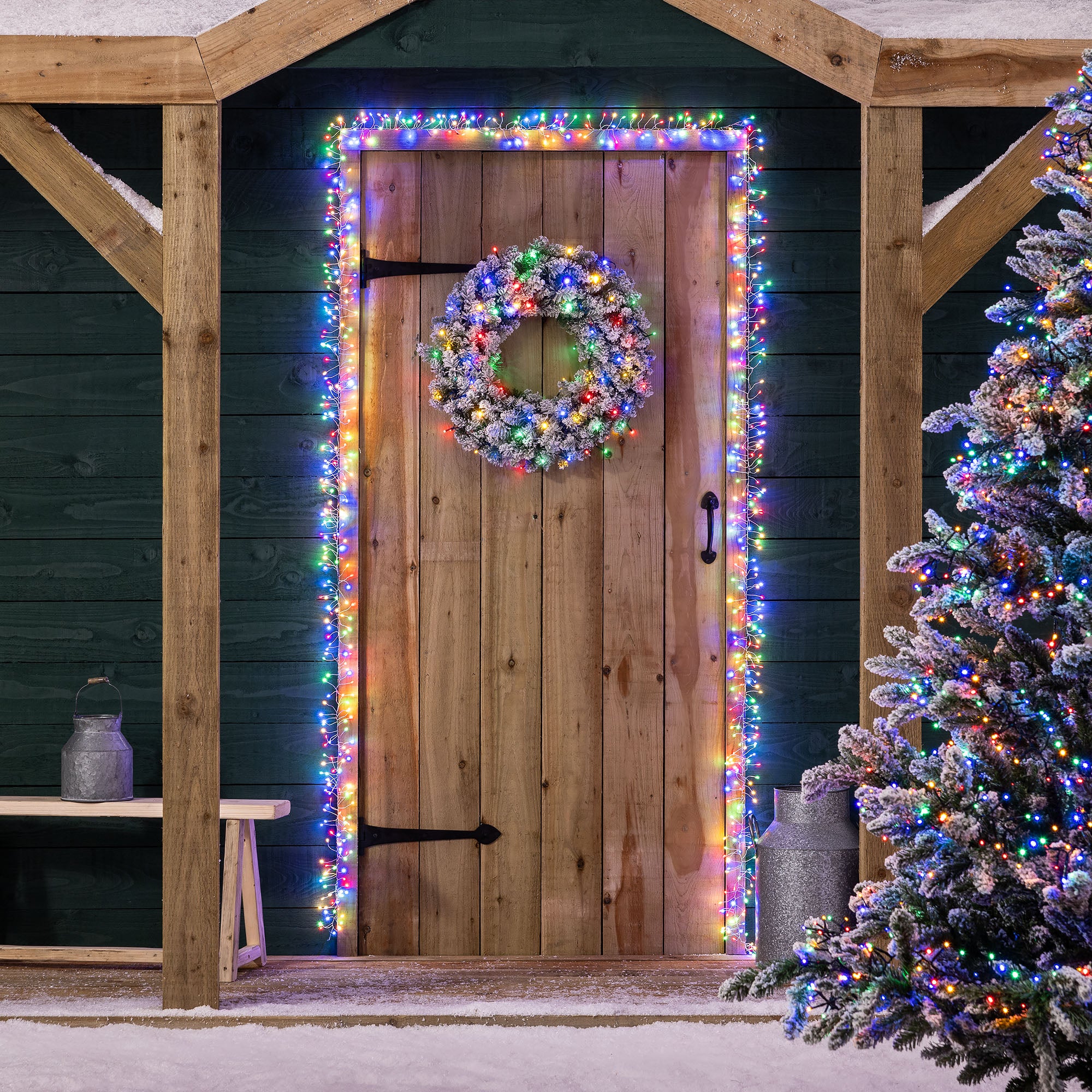 Christmas Cluster Light Door Garland - Image 10