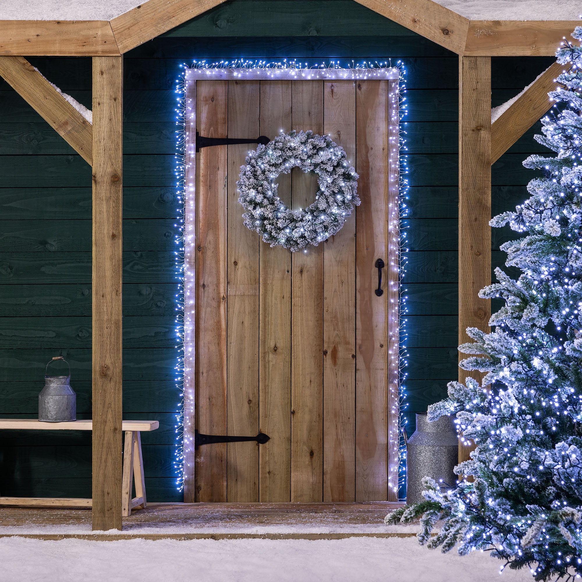 Christmas Cluster Light Door Garland - Image 6