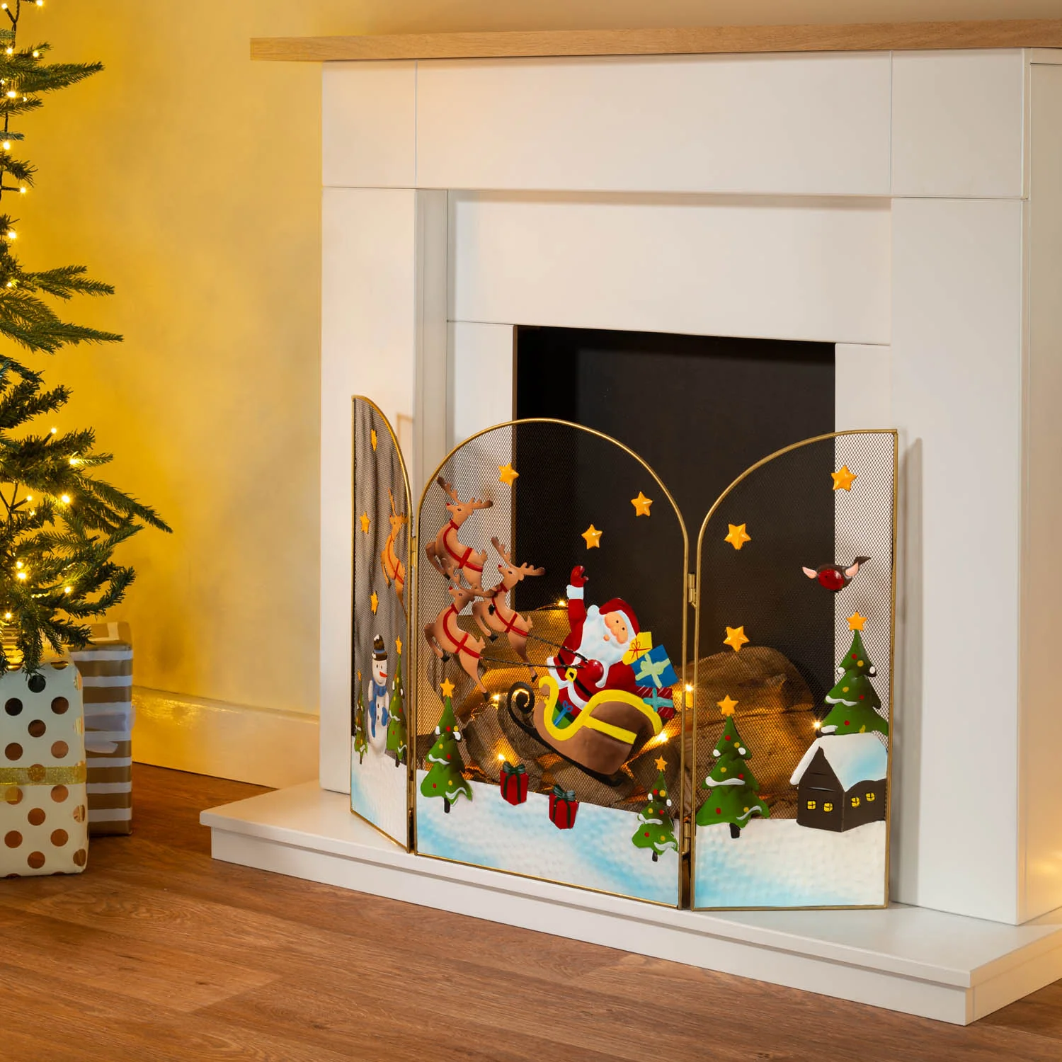 Christmas Fire Guard – 49cm Tall - Image 3