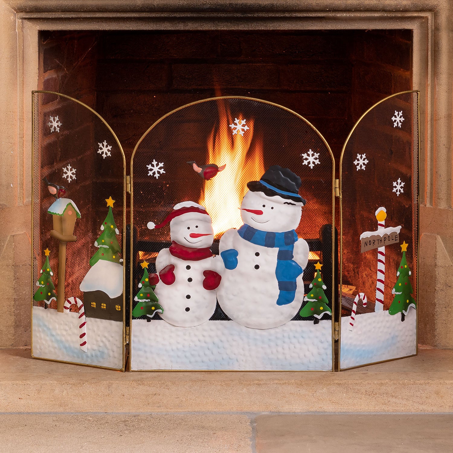 Christmas Fire Guard – 49cm Tall - Image 5